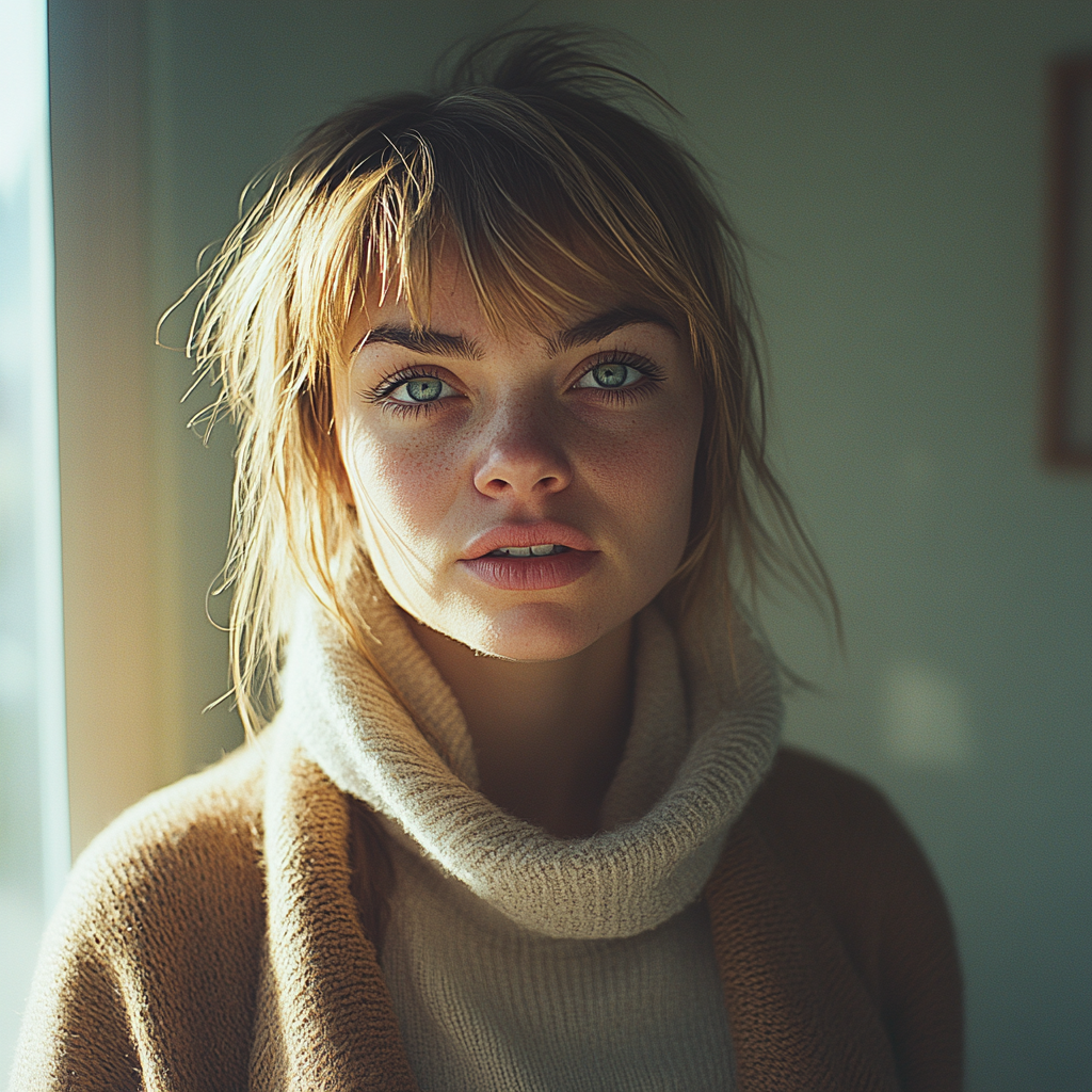 Une femme bouleversée | Source : Midjourney