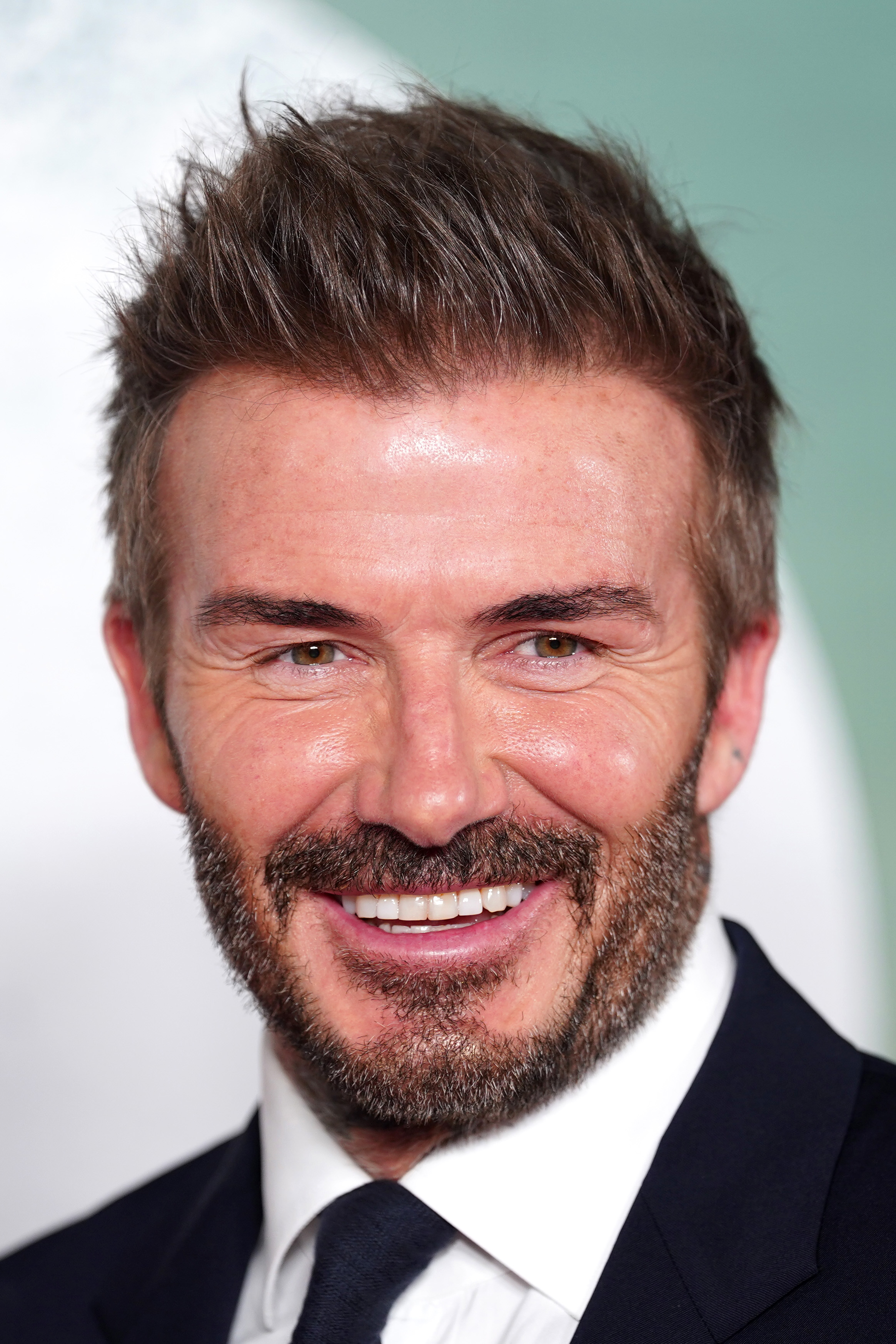 David Beckham lors de la première mondiale de "99" le 9 mai 2024, à Manchester, en Angleterre. | Source : Getty Images