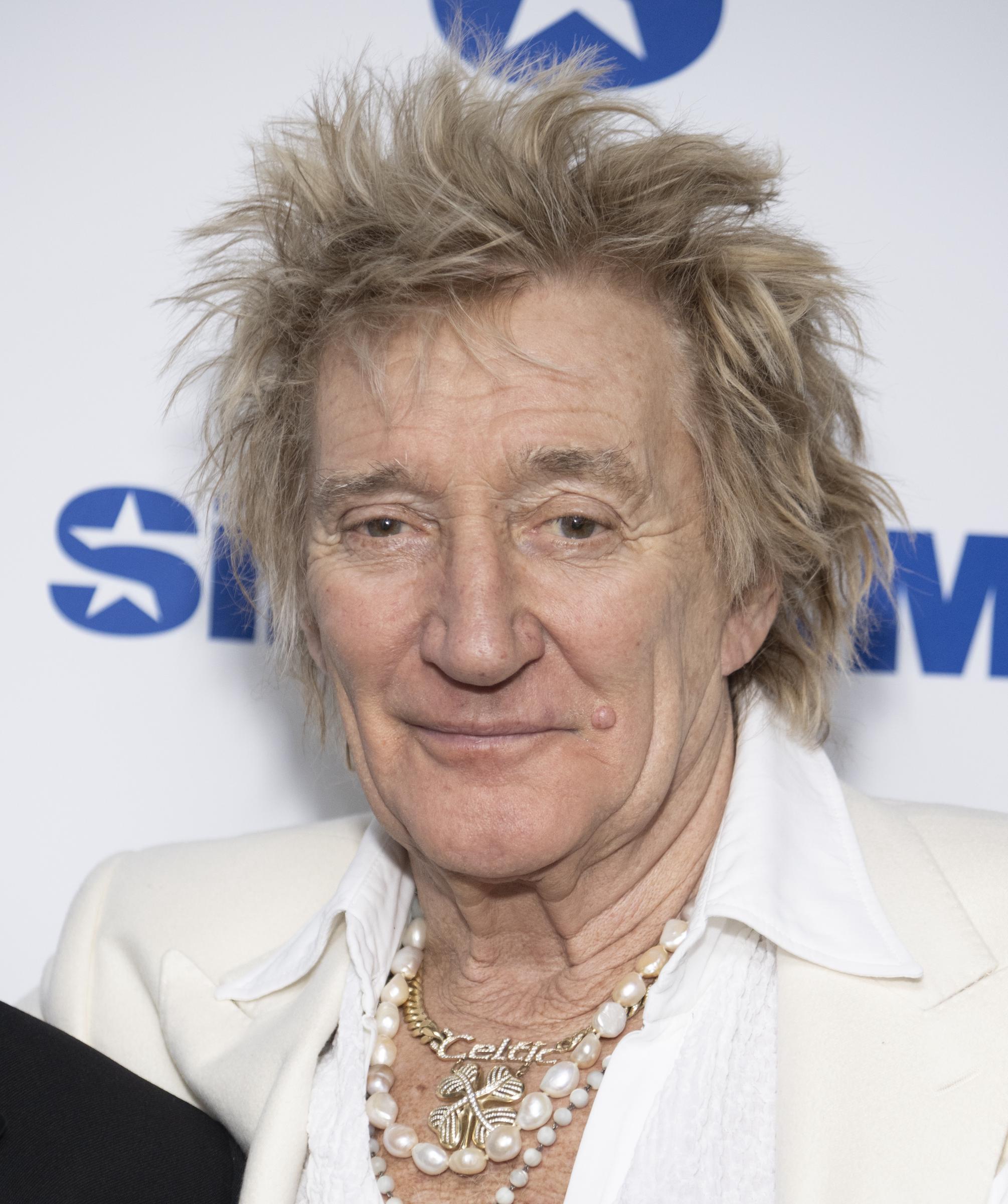 Rod Stewart aux studios SiriusXM le 7 février 2024, à New York. | Source : Getty Images