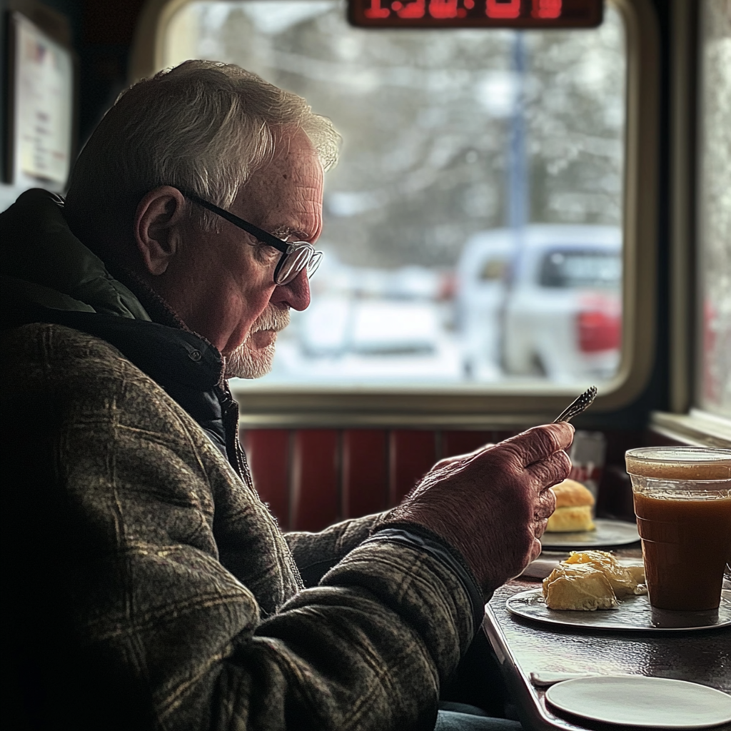 A man orders food at a restaurant | Source: Midjourney