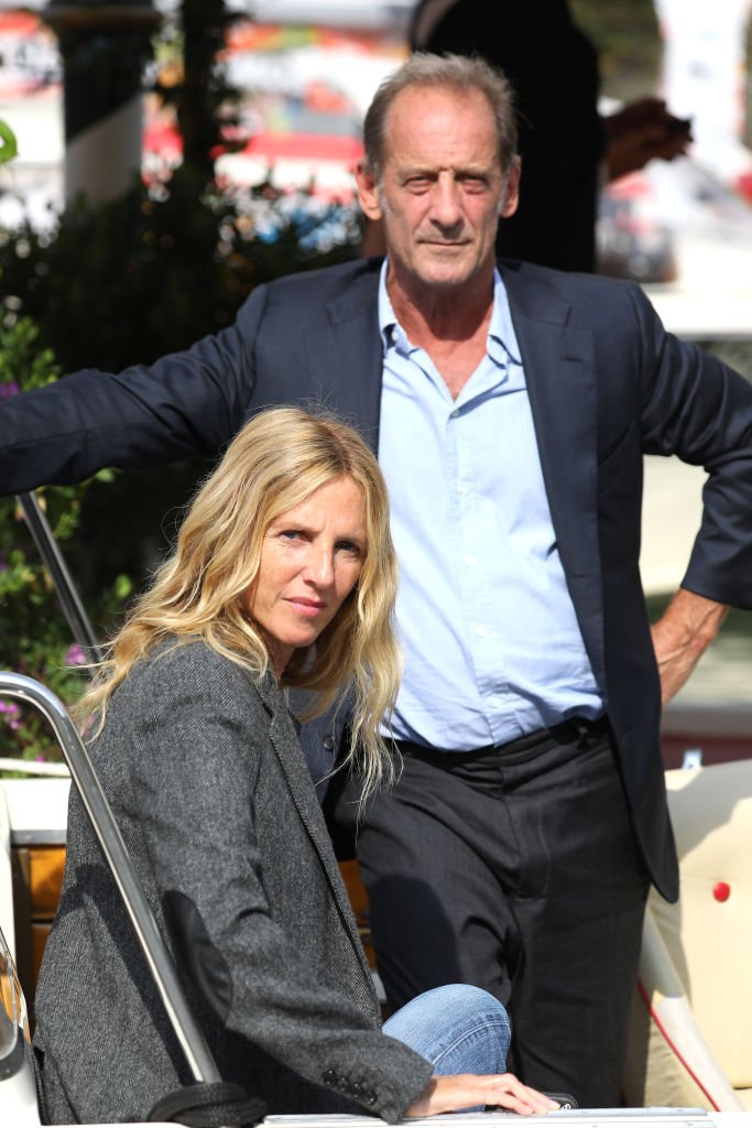 Sandrine Kiberlain et Vincent Lindon arrivent au 78e Festival international du film de Venise le 11 septembre 2021 à Venise, en Italie. І Source : Getty Images