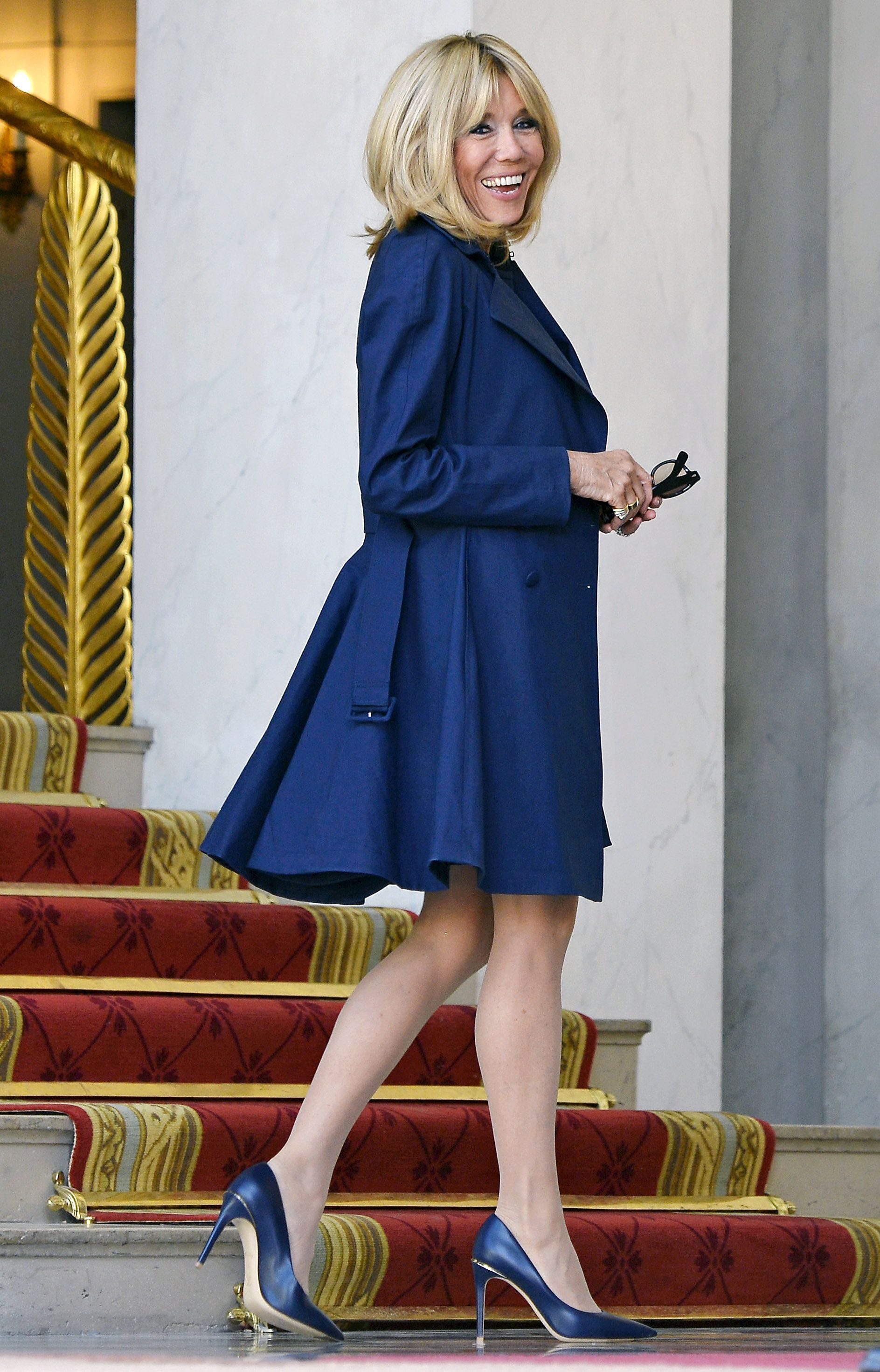 Brigitte Macron, femme d'Emmanuel Macron. l Source : Getty Images
