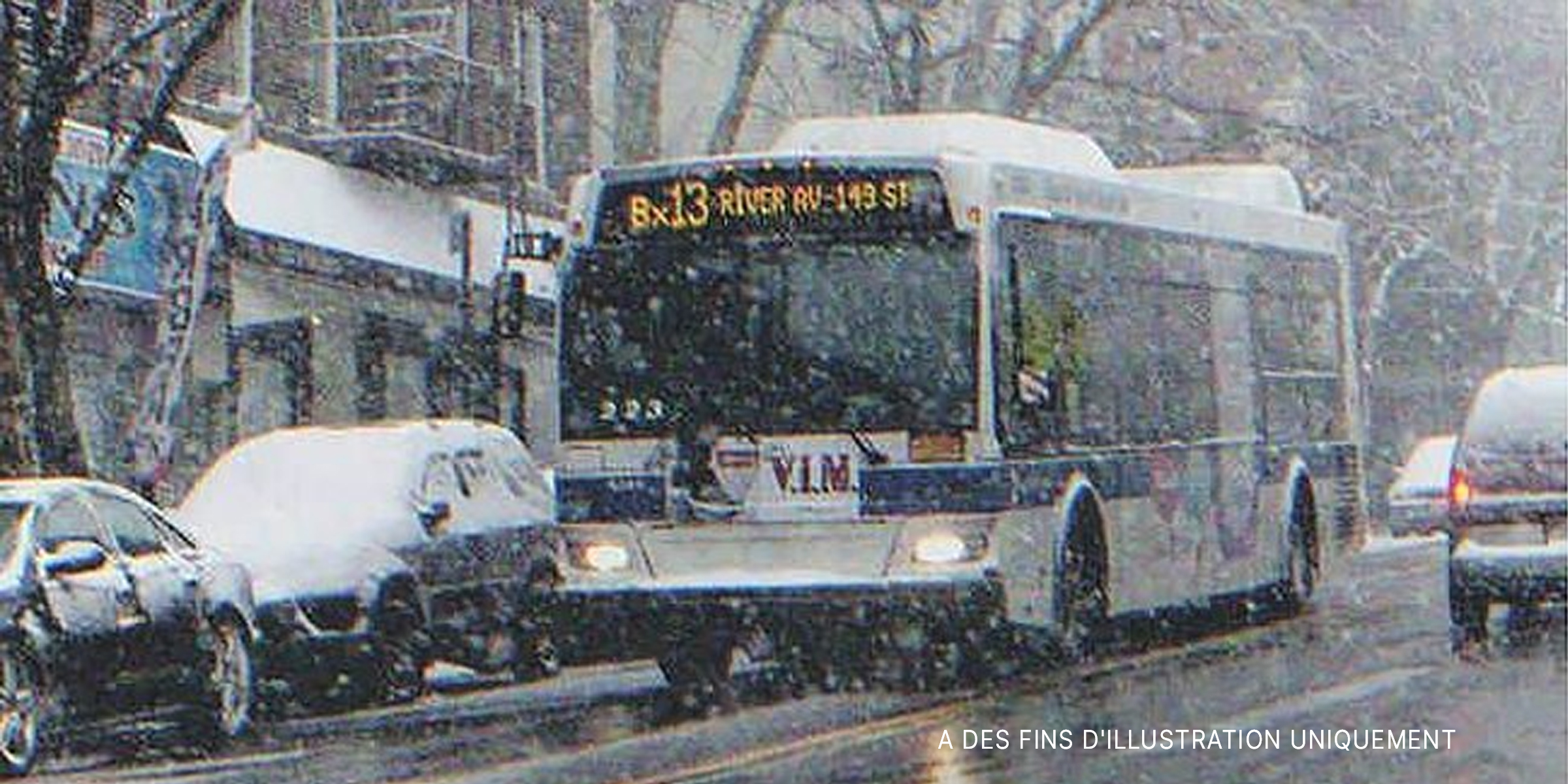 Un bus par temps de neige | Source : Shutterstock