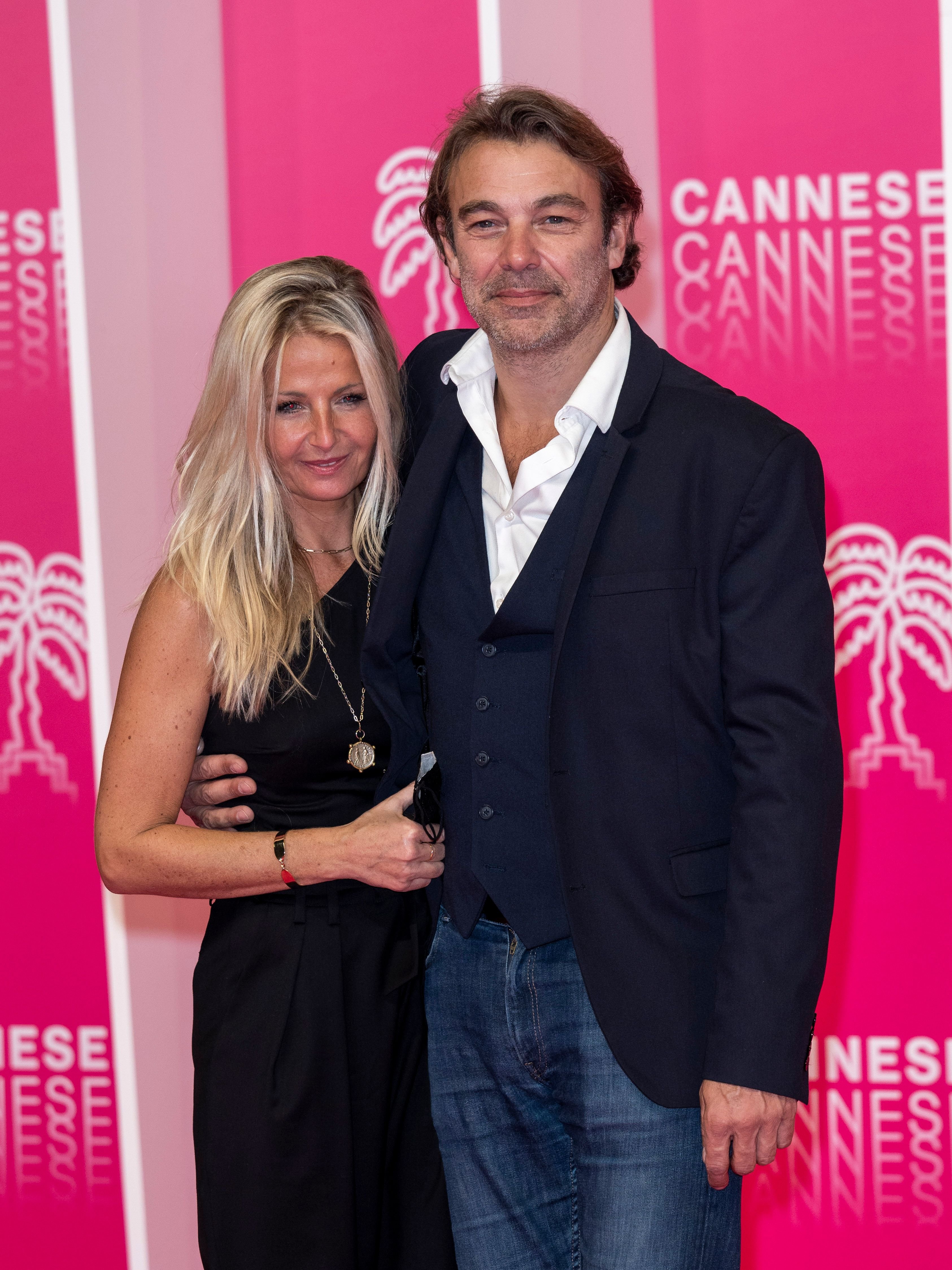 Patrick Puydebat et Magali assistent au Tapis Rose : Jour 2 au 3ème Canneseries le 10 octobre 2020 à Cannes, France. | Photo : Getty Images