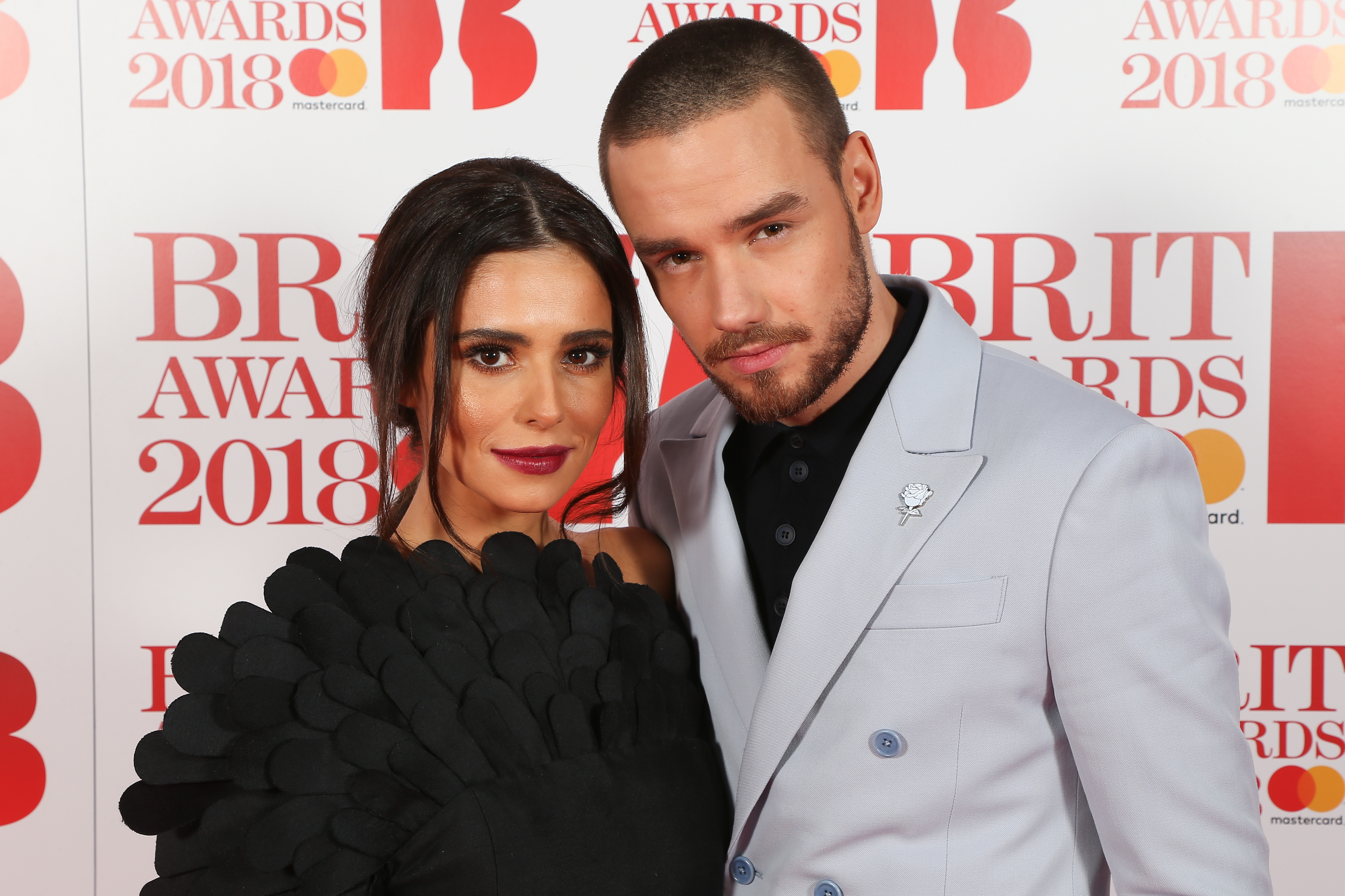 Cheryl et Liam Payne assistent au tapis rouge des BRIT Awards 2018, le 21 février 2018, à Londres, en Angleterre. | Source : Getty Images