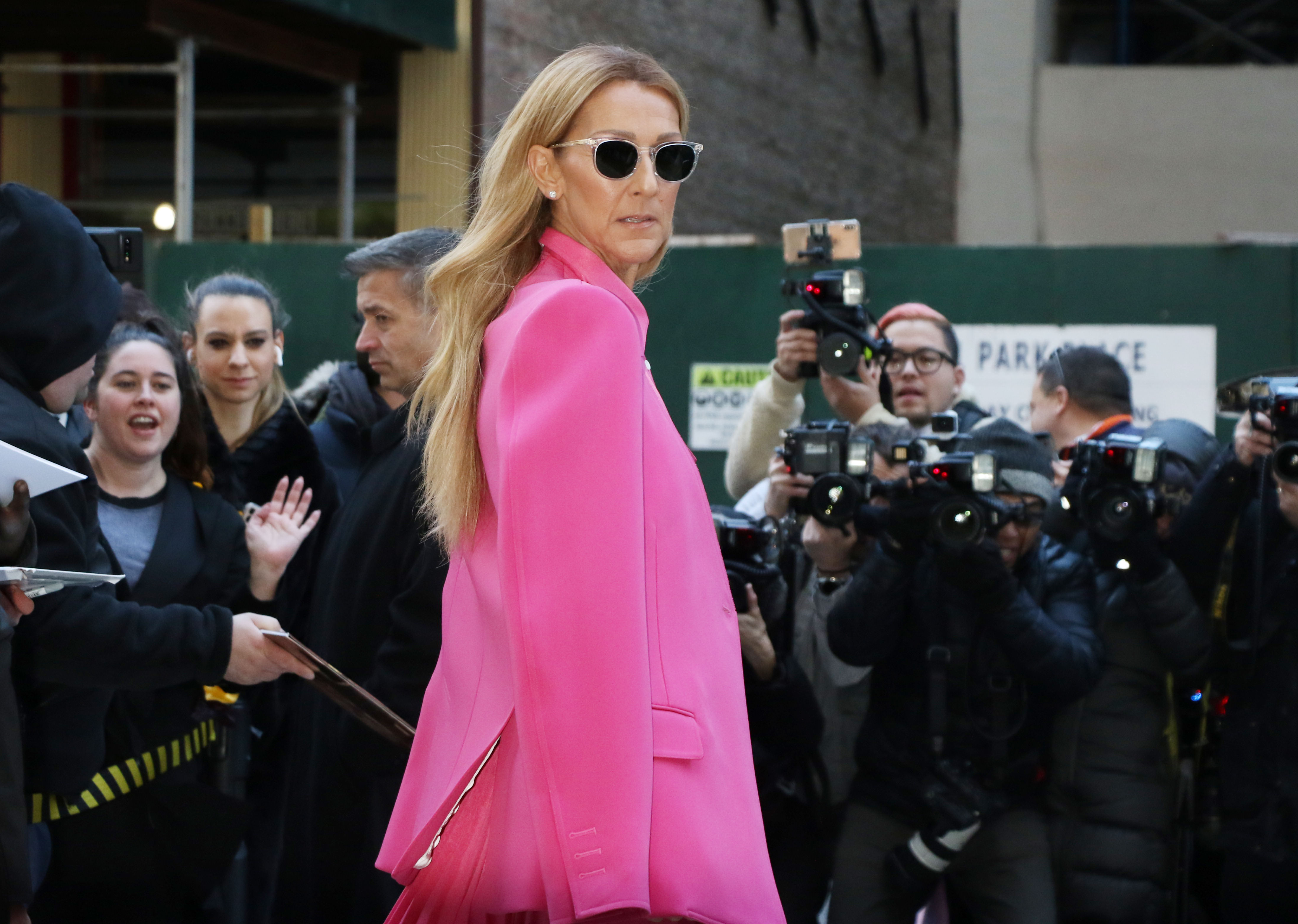 Céline Dion repérée le 7 mars 2020 à New York. | Source : Getty Images