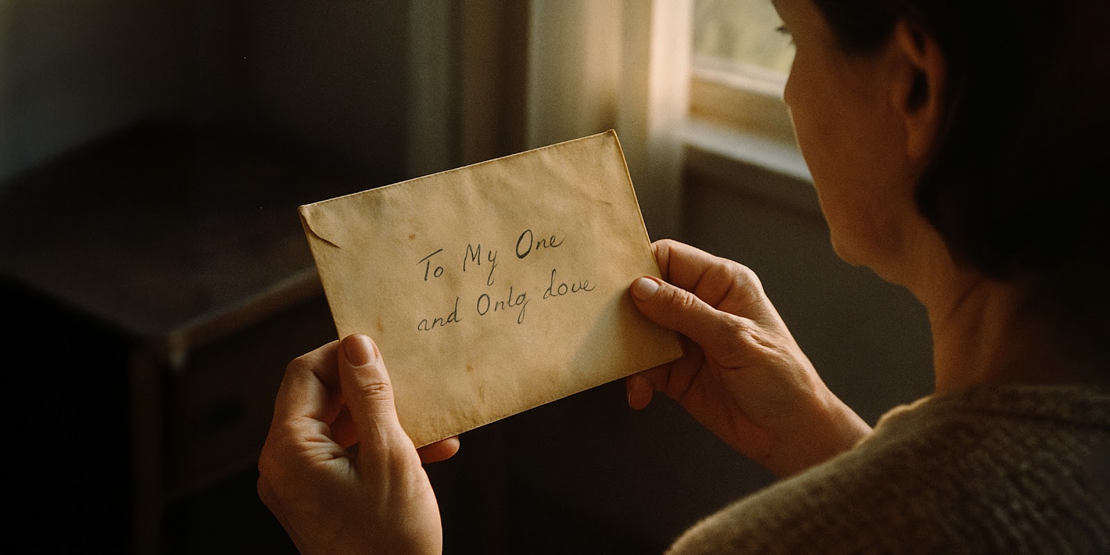 Une vieille lettre. | Source : Sora