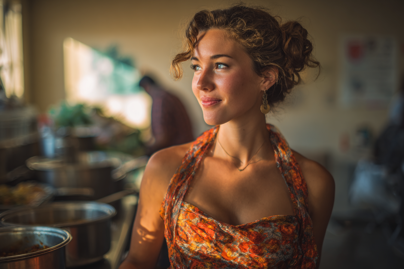 Une femme souriante | Source : Midjourney