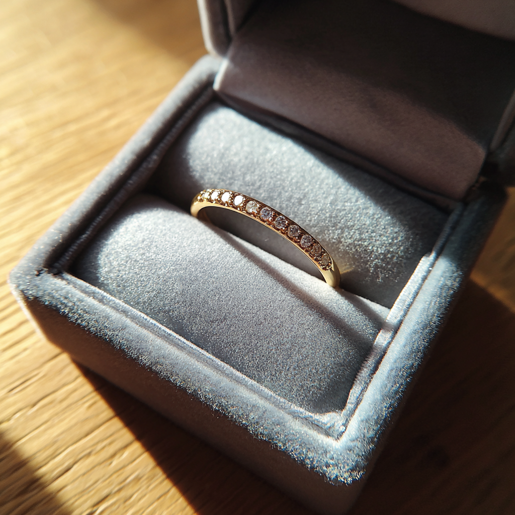 Une belle bague en or | Source : Midjourney
