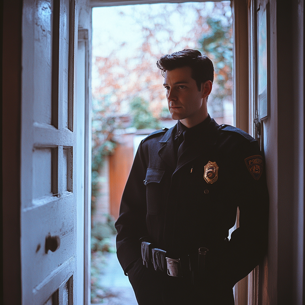 Un policier sérieux | Source : Midjourney