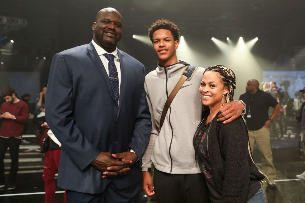 Shaquille O'Neal, Shareef O'Neal & Shaunie O'Neal | Source : Getty Images