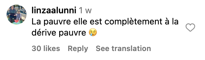 Commentaire d'internaute sur la vidéo de l'appartement de Loana | Source : capture Instagram@publicfr
