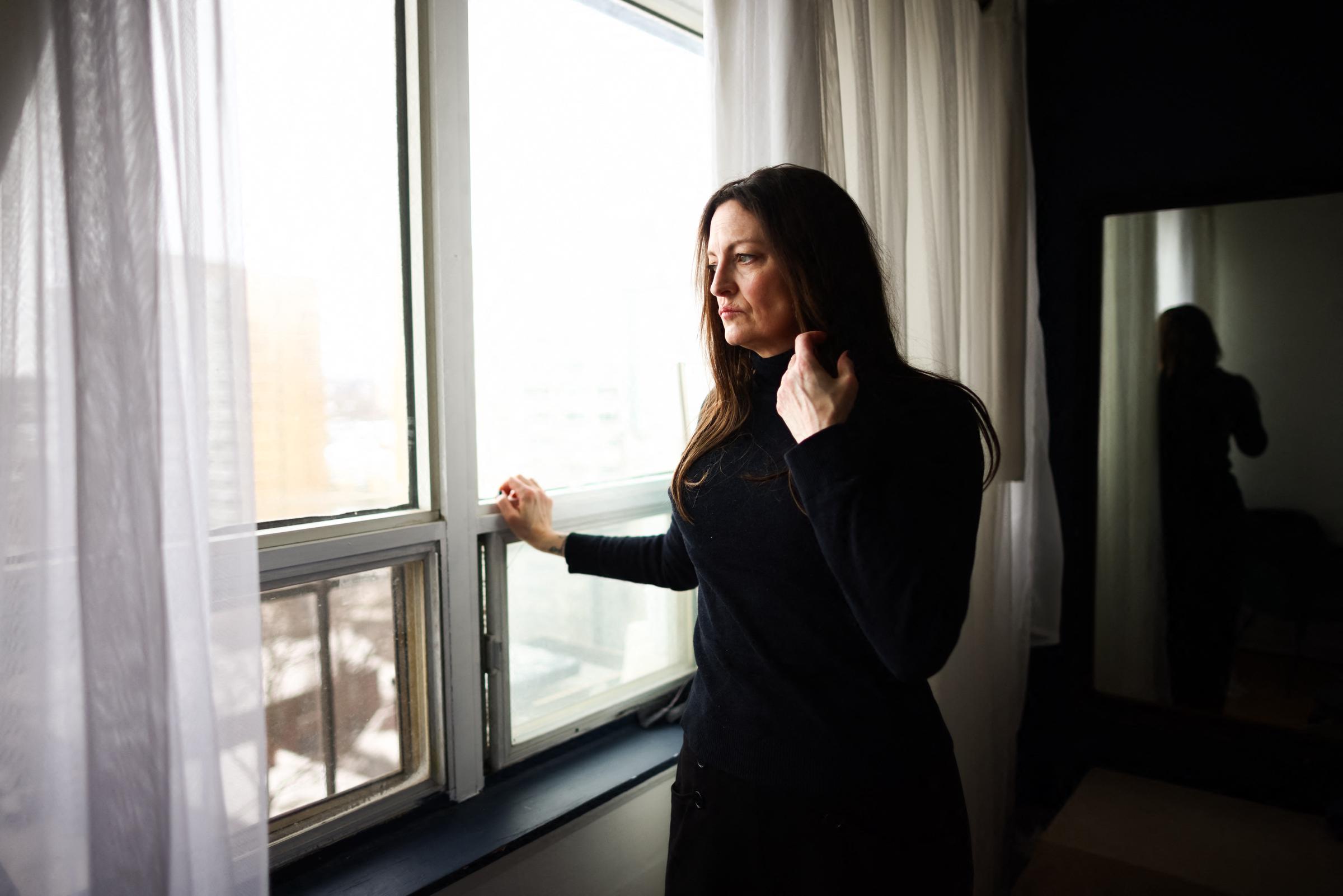 Claire Brosseau photographiée chez elle à Toronto, au Canada, le 3 février 2025 | Source : Getty Images