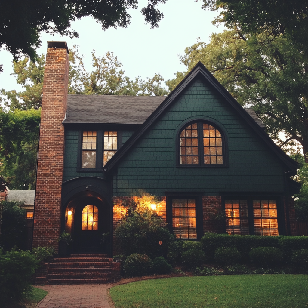 L'extérieur d'une maison | Source : Midjourney