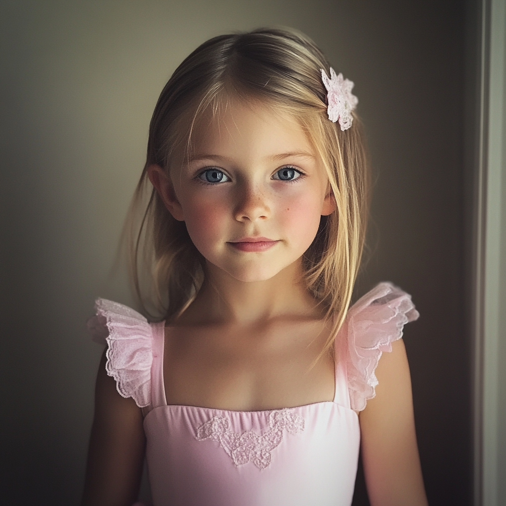 Une petite fille vêtue d'une tenue de ballet | Source : Midjourney