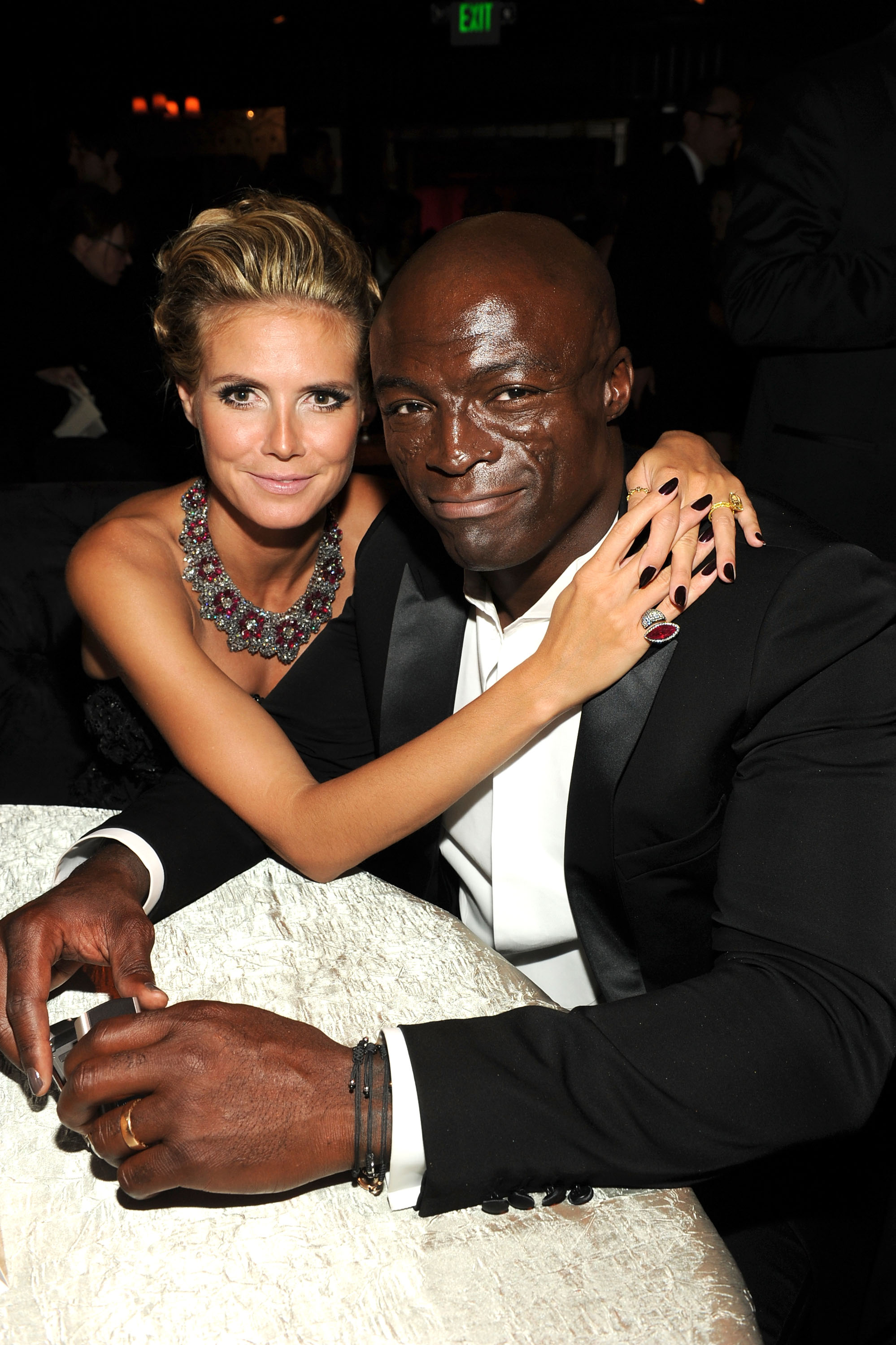 Heidi Klum et Seal à la soirée des nominations aux Emmy 2010 de la Fox Broadcasting Company Twentieth Century Fox Television and FX le 29 août 2010 à Los Angeles, Californie. | Source : Getty Images