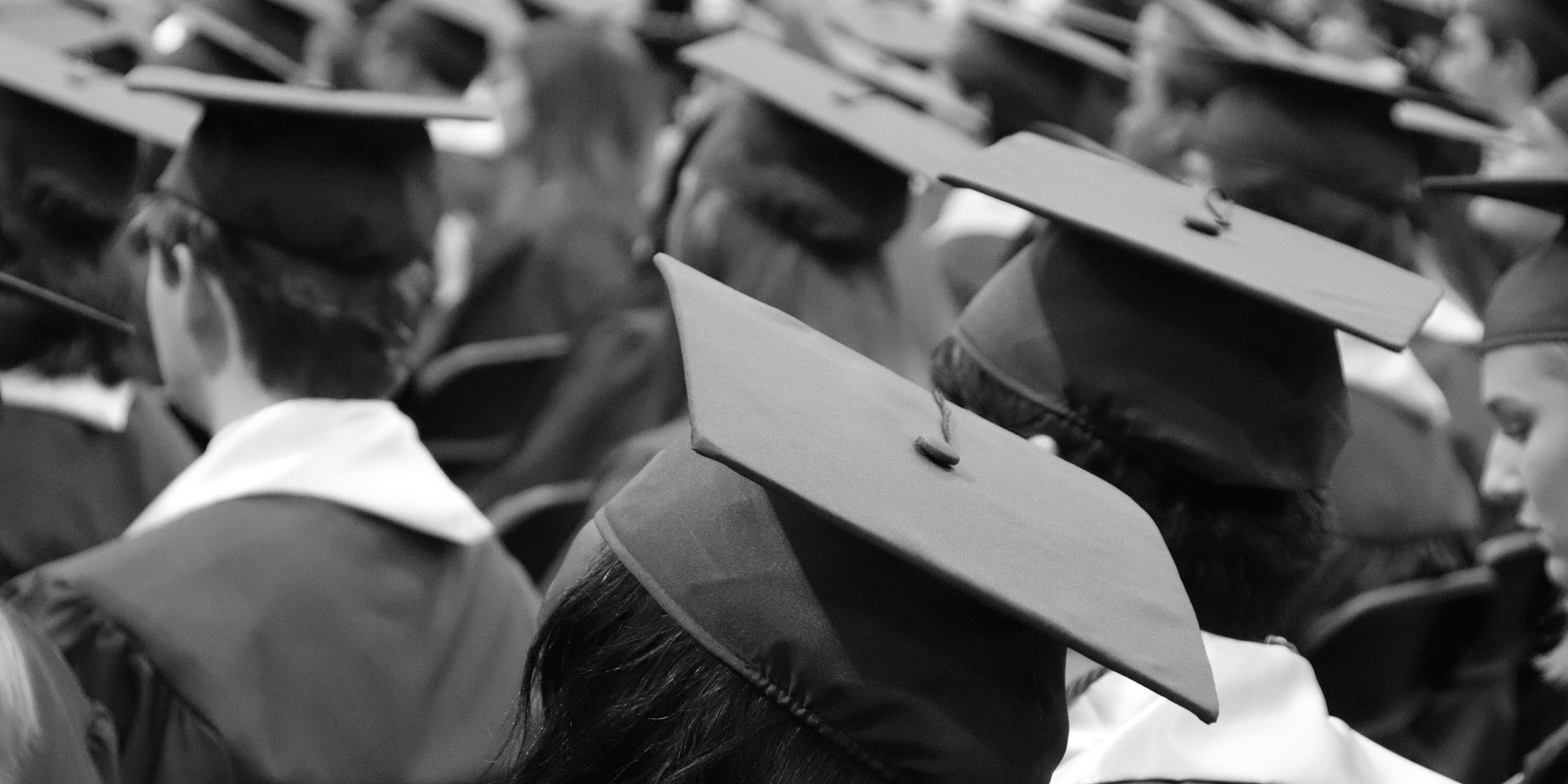 Des étudiants en tenue de remise des diplômes | Source : Pixabay