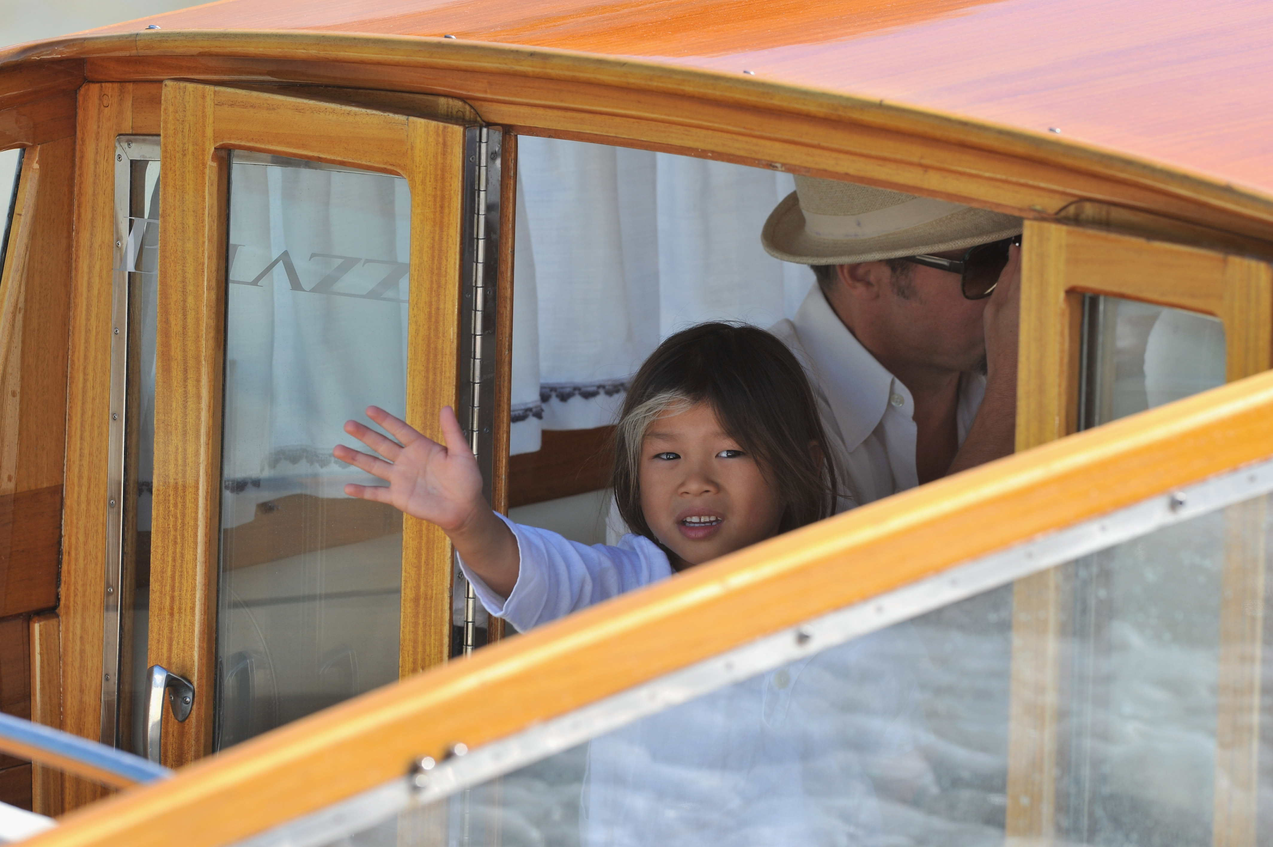 Pax Jolie-Pitt aperçu le 26 août 2008 à Venise, en Italie. | Source : Getty Images