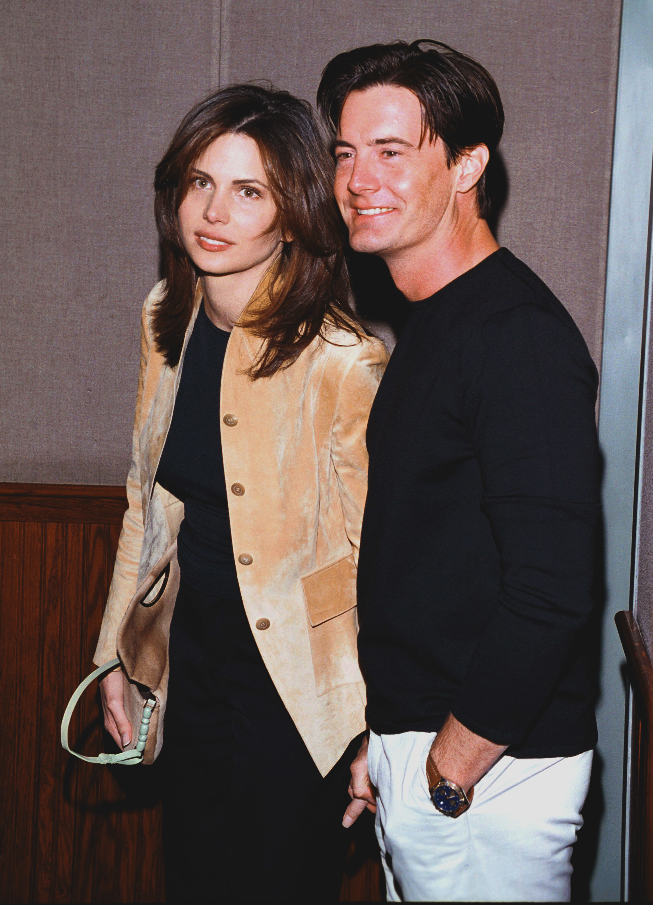 Desiree Gruber et Kyle MacLachlan lors de la première de "Hamlet" en 2000. | Source : Getty Images