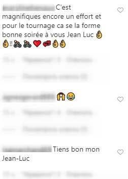 Capture d'écran des commentaires des internautes sur la publication de Jean-Luc Reichmann. | Photo : Instagram/jean.luc.reichmann/