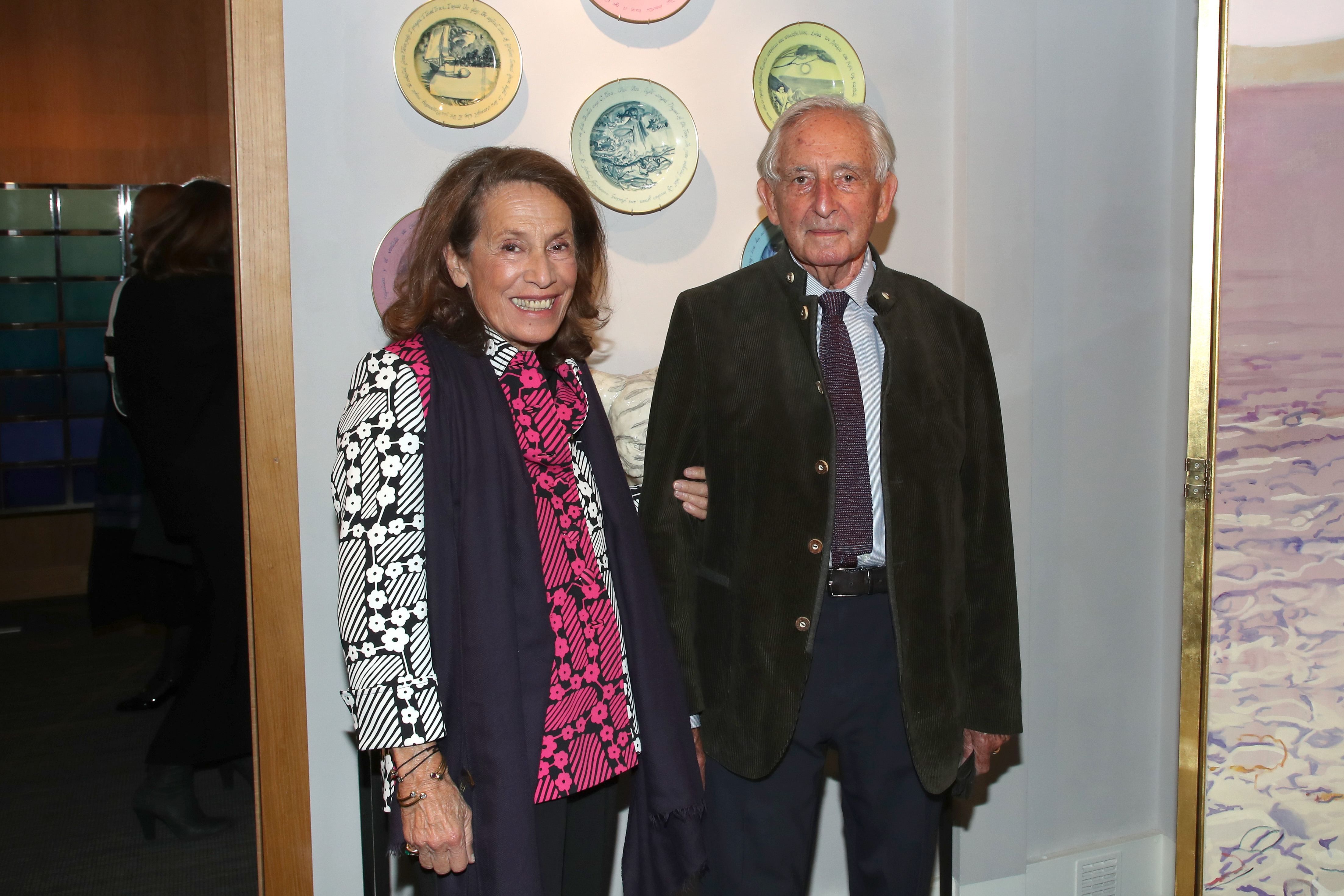 Marina Karella et le Prince Michael de Grèce lors de la cérémonie "Reborn Project - Ginori Art Collection" à Paris le 2 novembre 2021 | Source : Getty Images