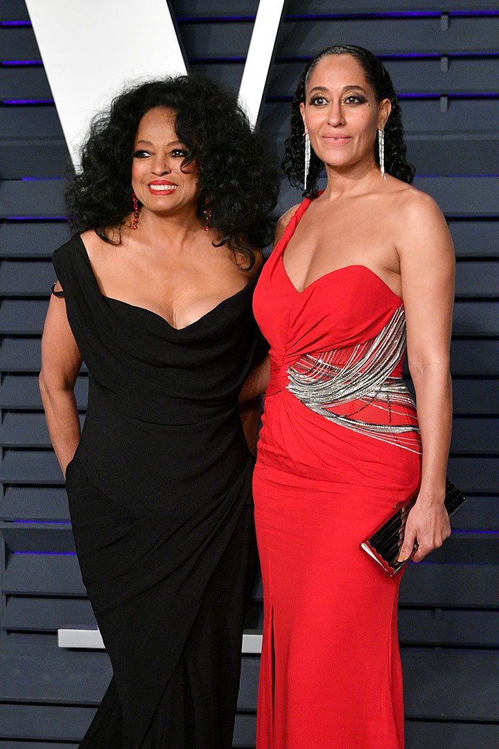 Diana Ross et Tracee Ellis Ross participent à la soirée des Oscars de 2019 à Beverly Hills, en Californie. I Image : Getty Images.