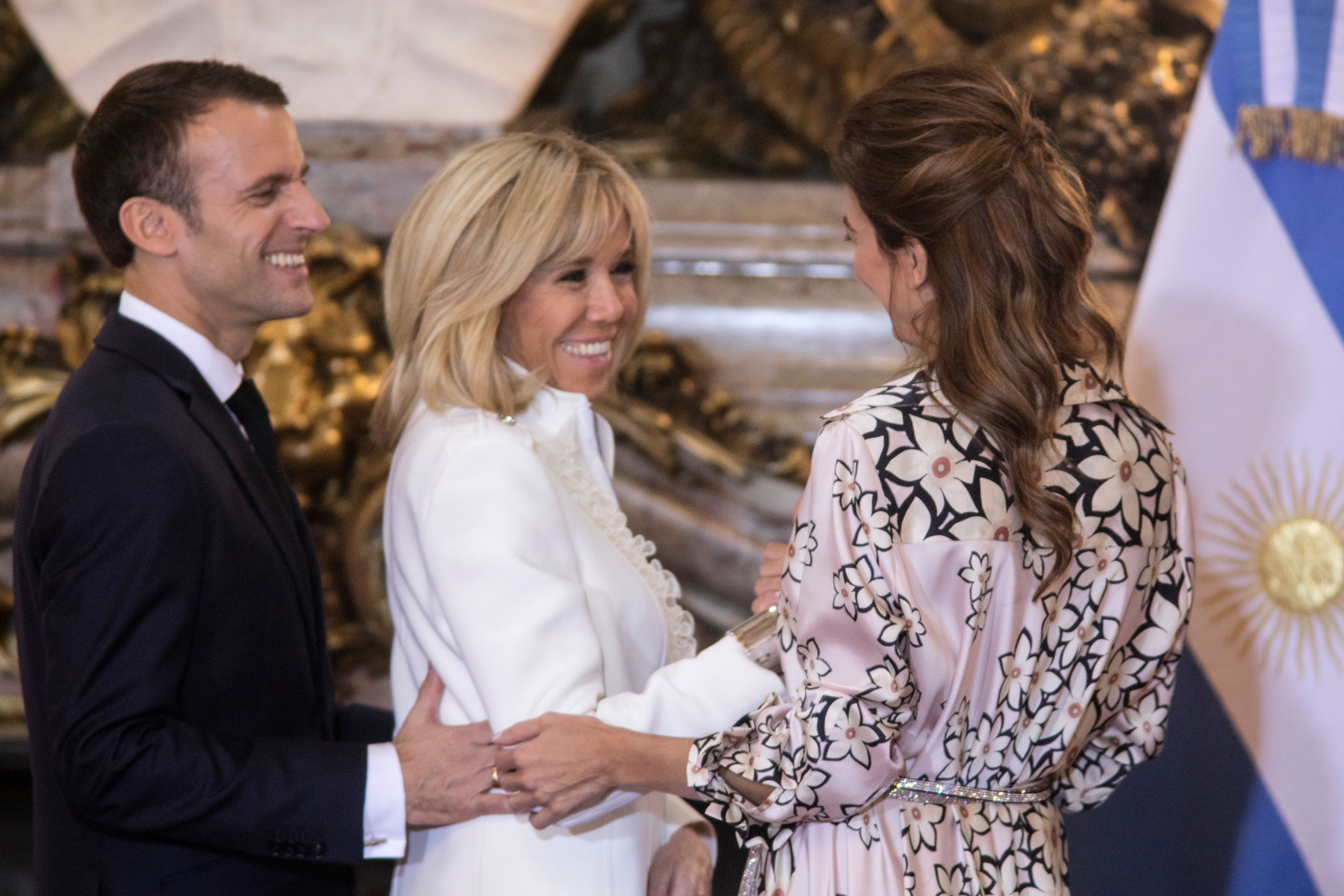 Brigitte Macron lors d'une rencontre entre les présidents de la France et de l'Argentine | Photo : Dropbox