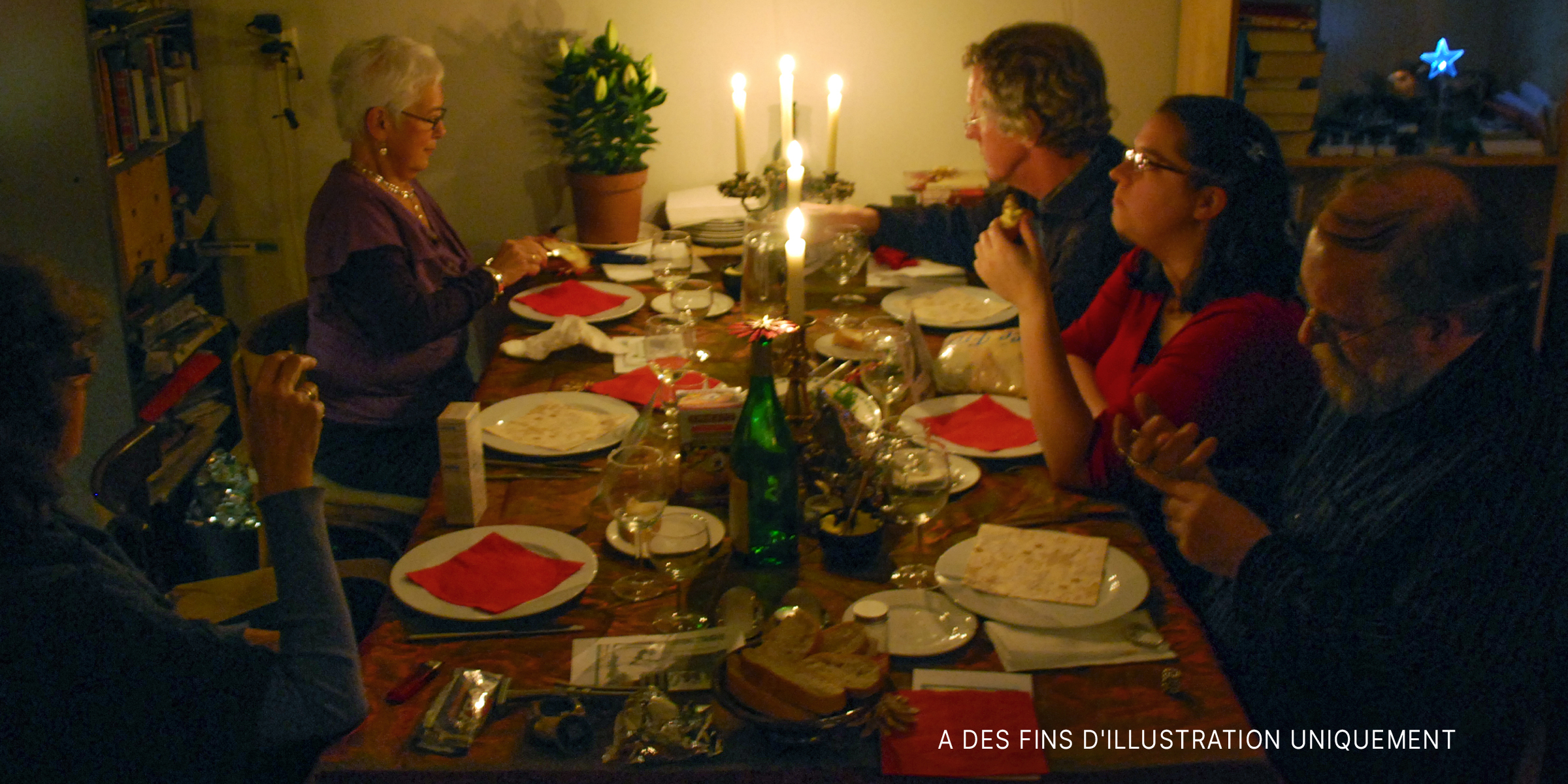 Membres de la famille prenant le repas de Noël | Source : Flickr.com/selmerv/CC BY 2.0