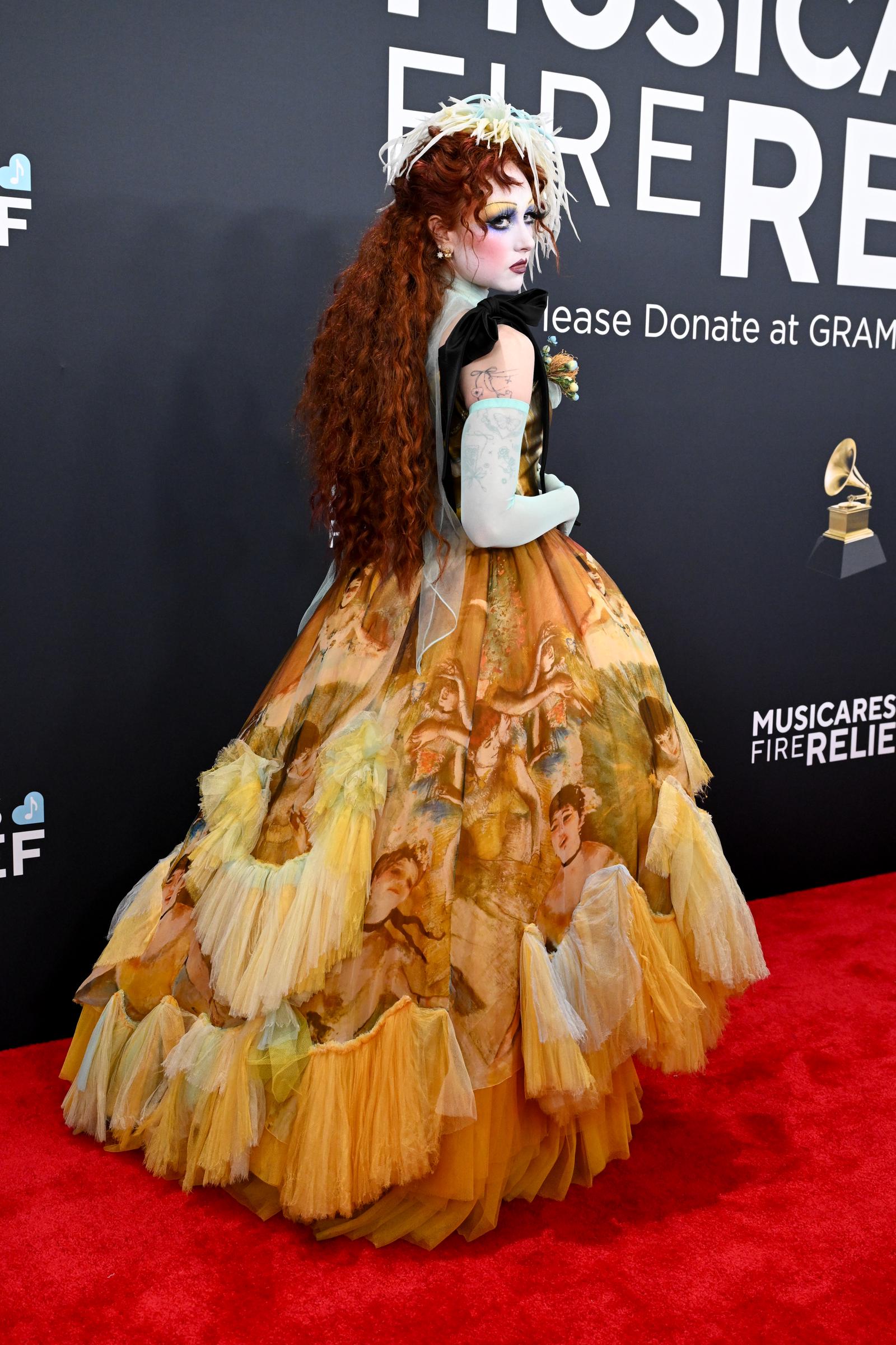 Chappell Roan lors de la 67e cérémonie des Grammy Awards, le 2 février 2025, à Los Angeles, en Californie. | Source : Getty Images