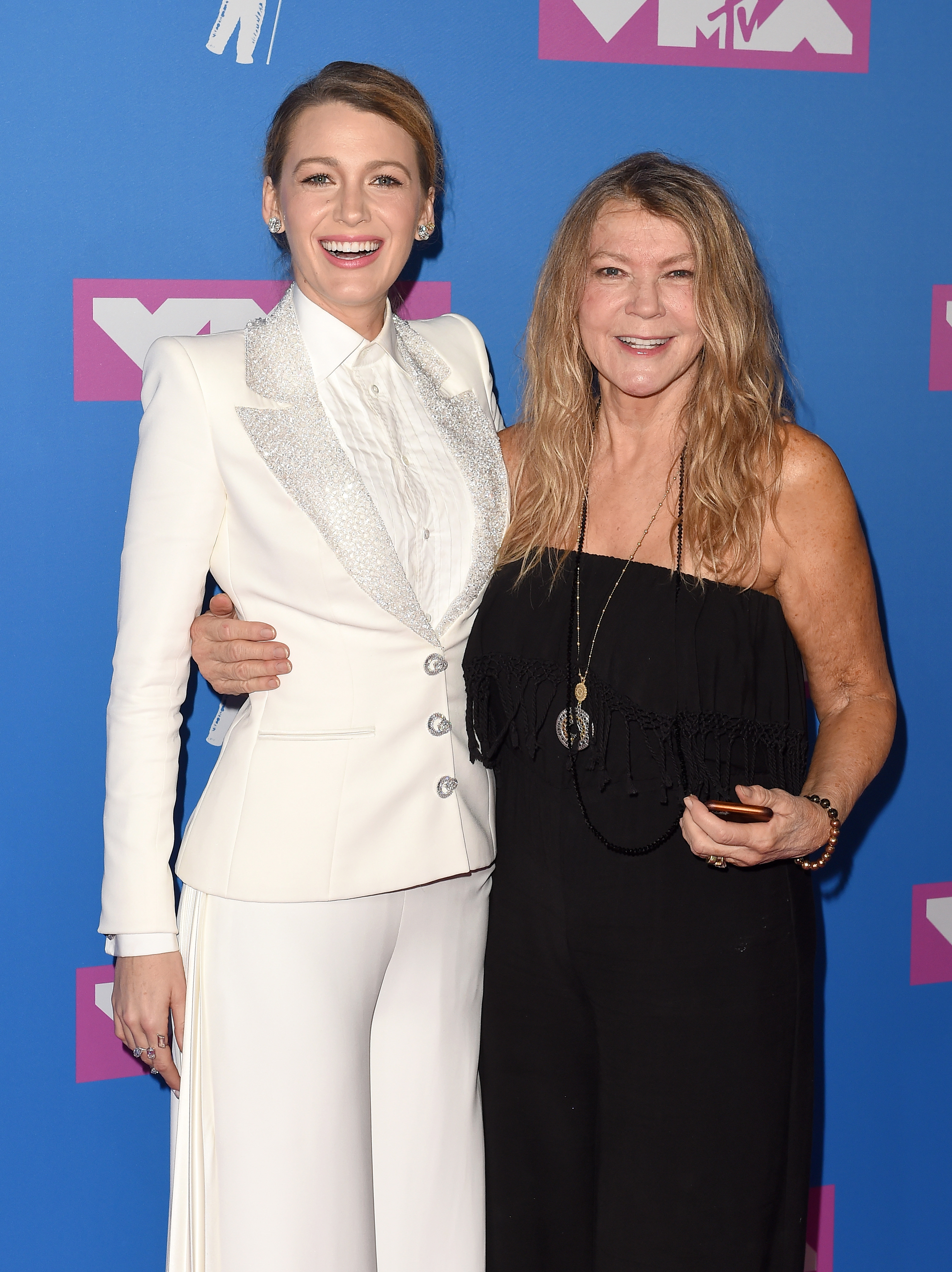 Blake Lively et Elaine Lively assistent aux MTV Video Music Awards à New York, le 20 août 2018. | Source : Getty Images