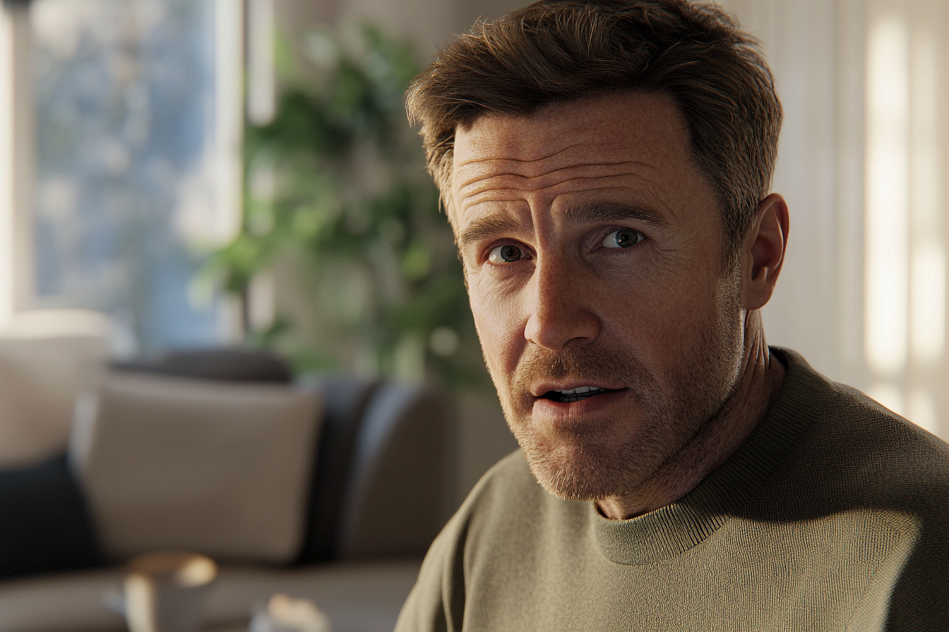 Un homme qui parle | Source : Midjourney