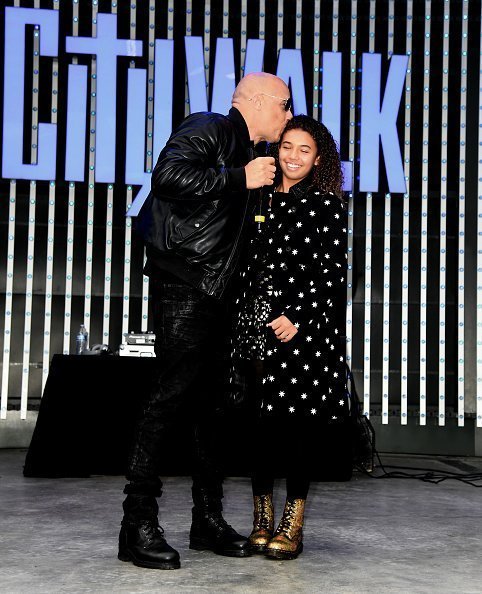 Vin Diesel et Similce Diesel à Universal Cinema AMC à CityWalk Hollywood le 07 décembre 2019 à Universal City, Californie. | Photo: Getty Images