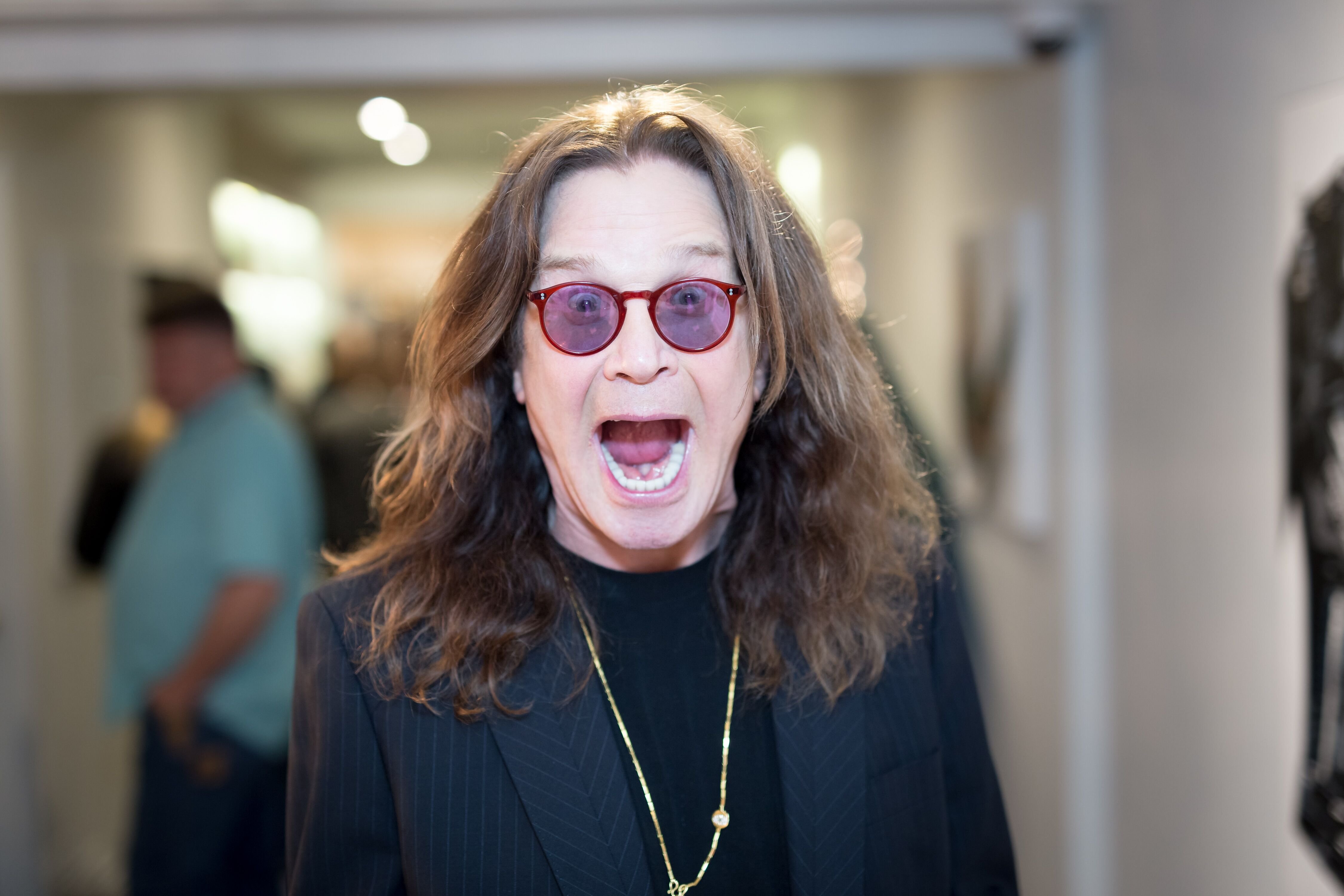 Ozzy Osbourne à l'exposition Billy Morrison Aude Somnia Solo. | Photo : Getty Images