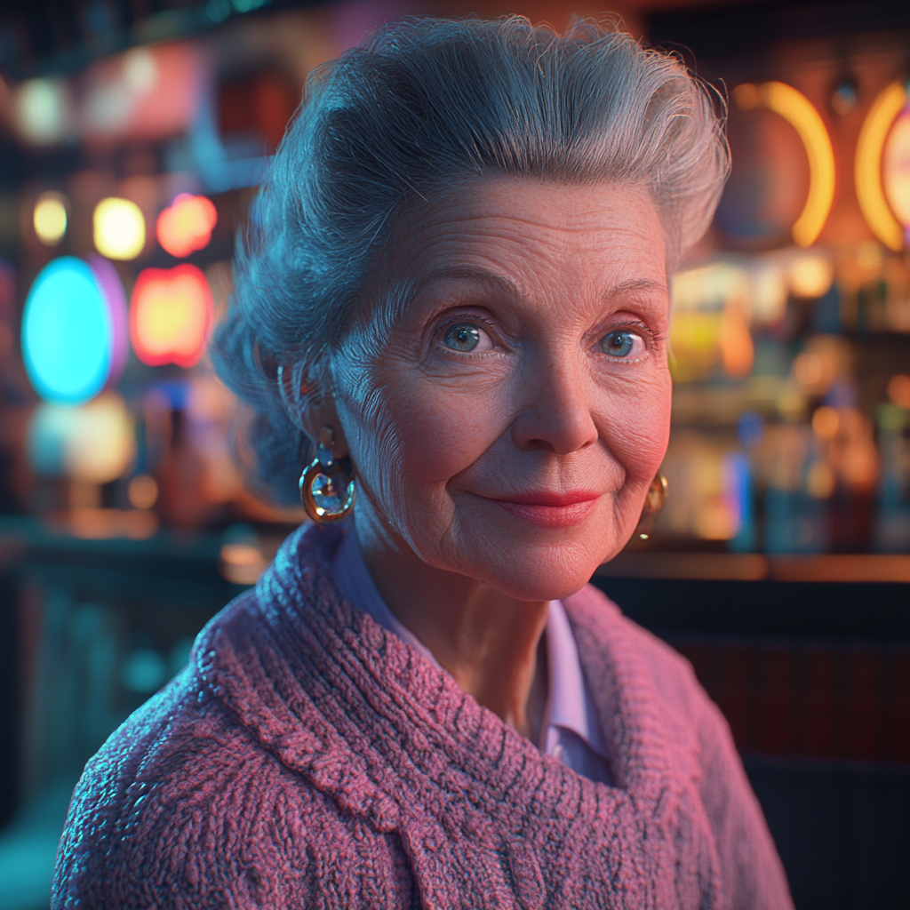 Une femme dans un bar | Source : Midjourney