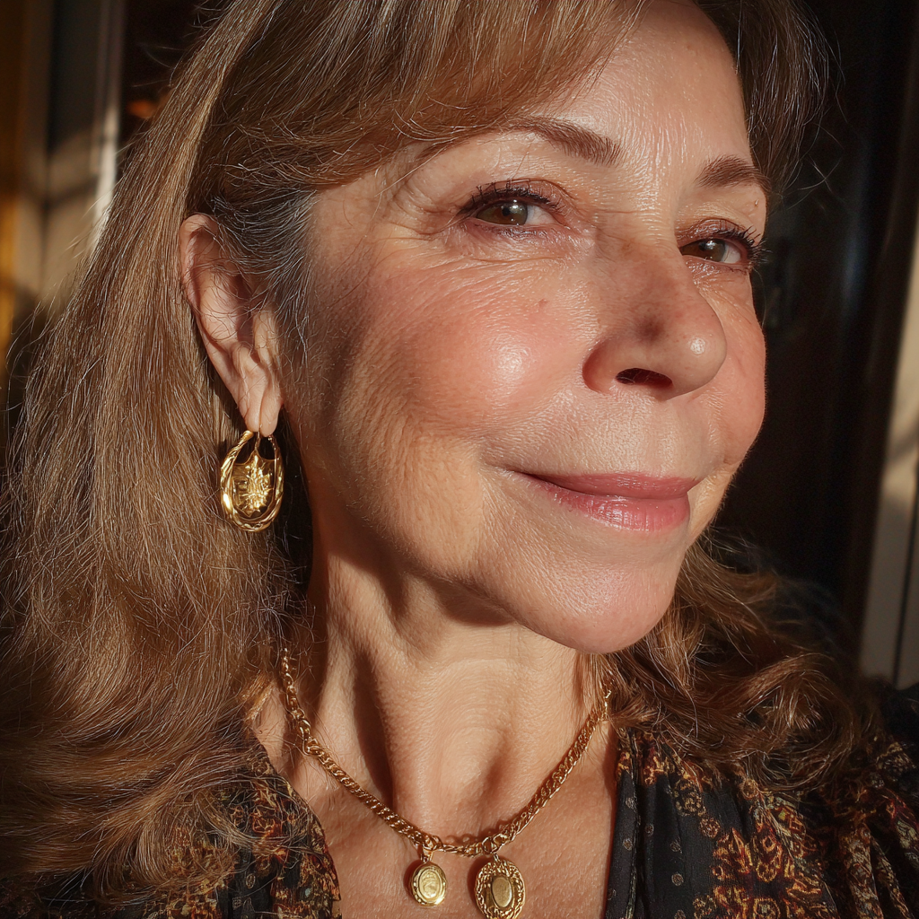 Une femme âgée souriante | Source : Midjourney