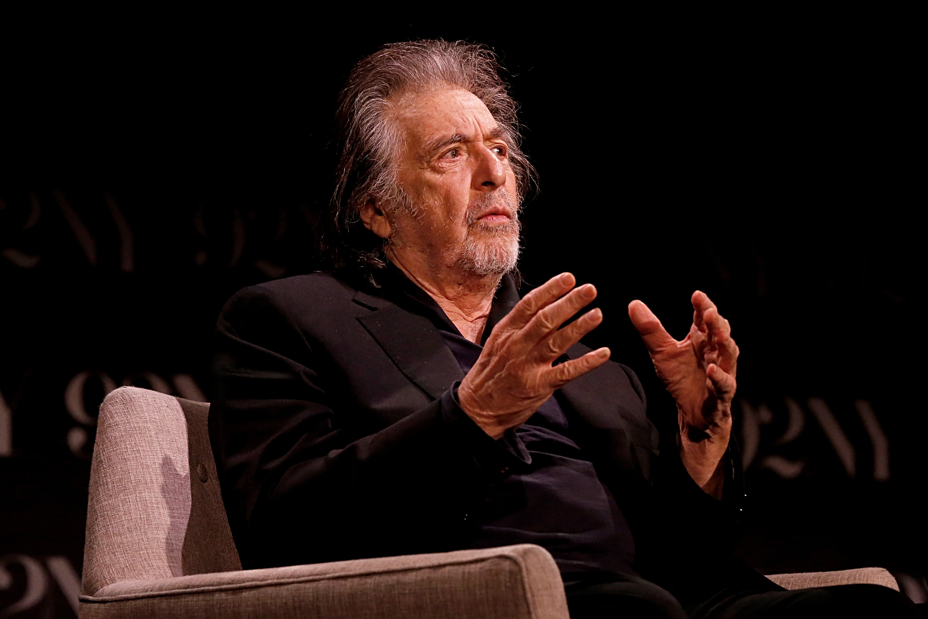 Al Pacino au 92nd Street Y en conversation avec David Rubenstein à New York, 2023 | Source : Getty Images