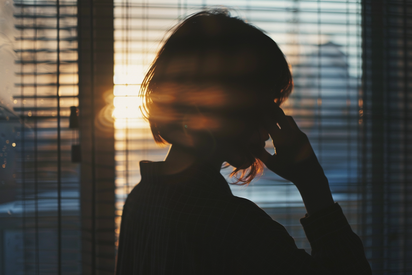 Silhouette of a woman | Source: Midjourney