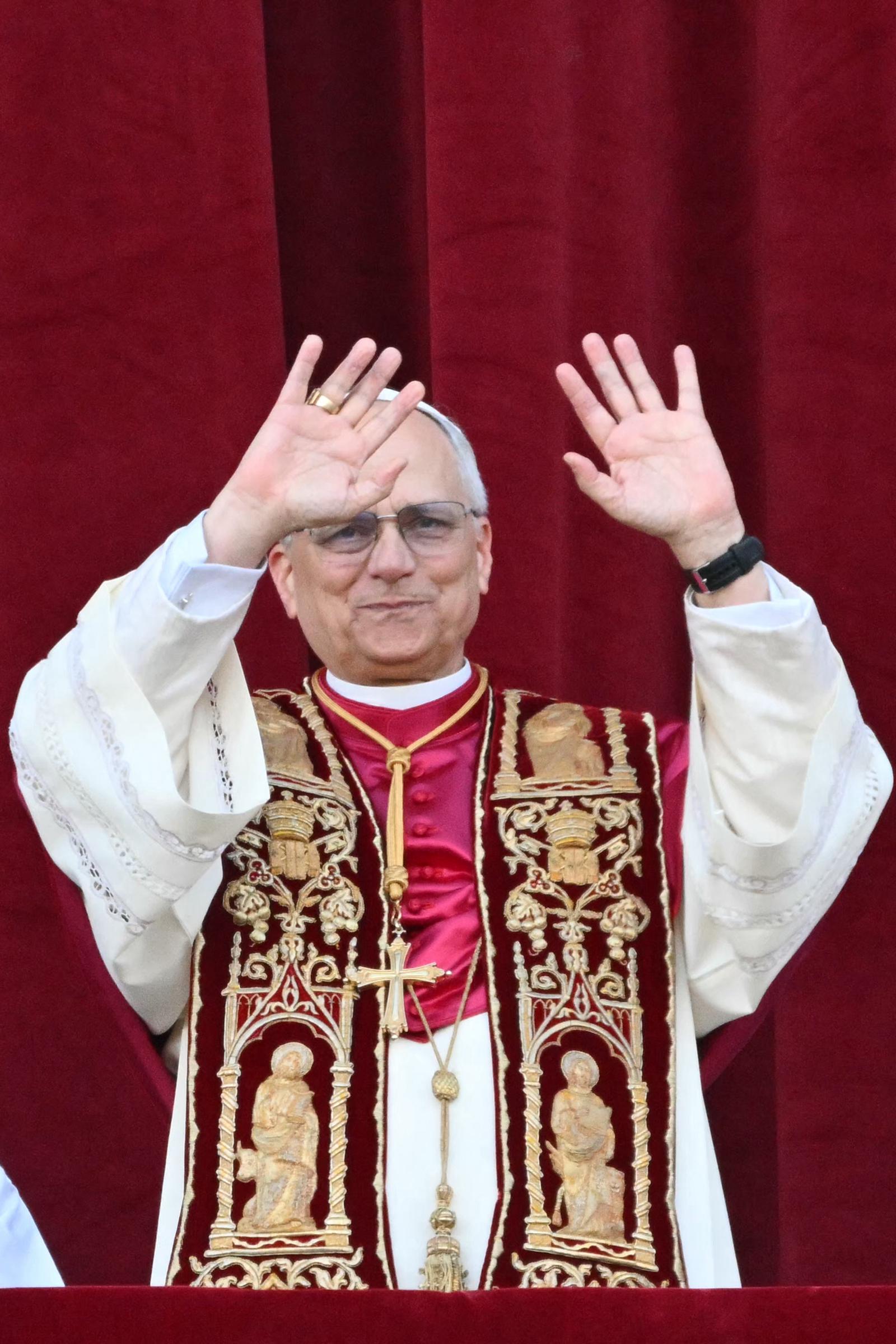 Le pape nouvellement élu Léon XIV, Robert Francis Prevost I Source : Getty Images