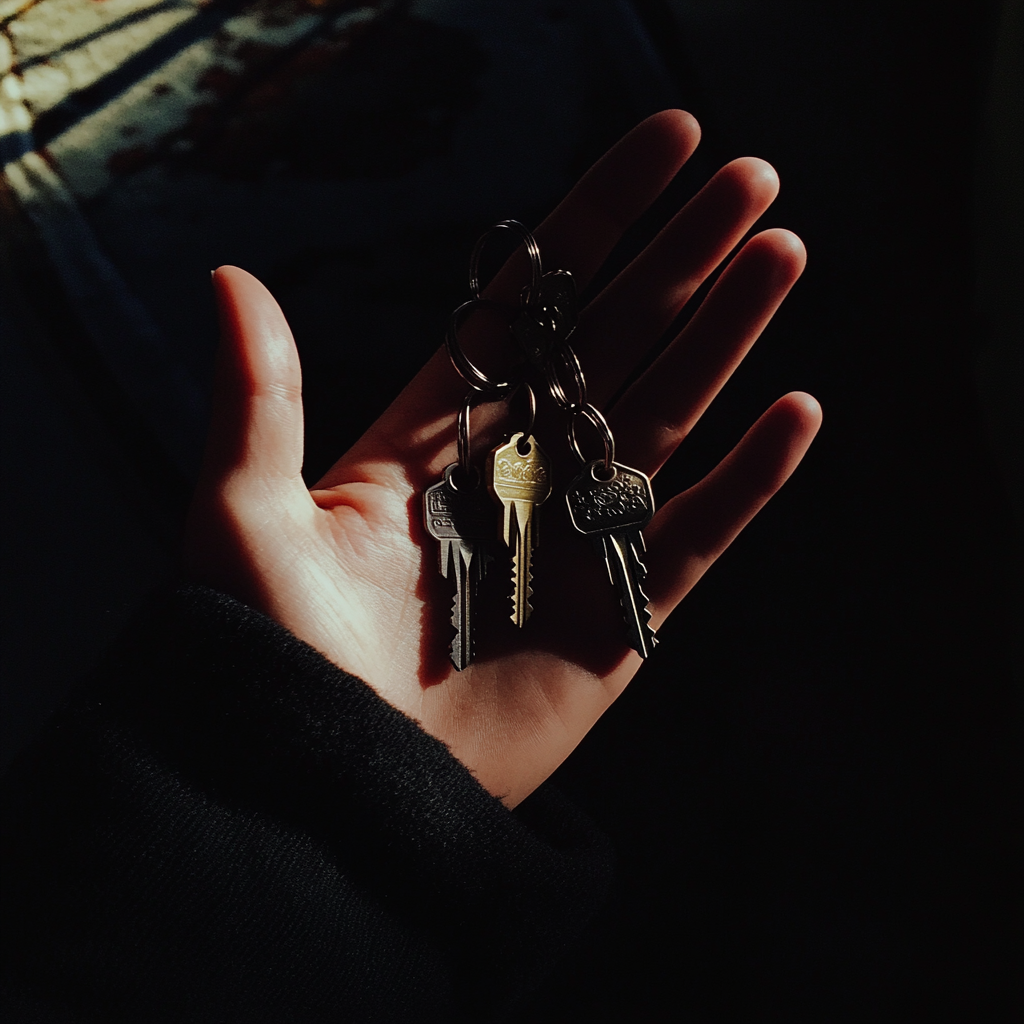 A person holding a bunch of keys | Source: Midjourney