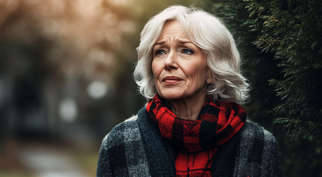 Une femme qui parle tristement à quelqu'un | Source : Midjourney