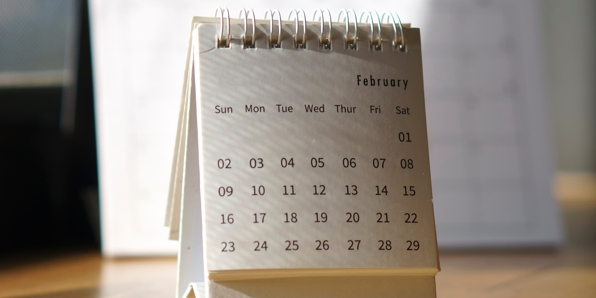 Un calendrier ordinaire | Source : Shutterstock
