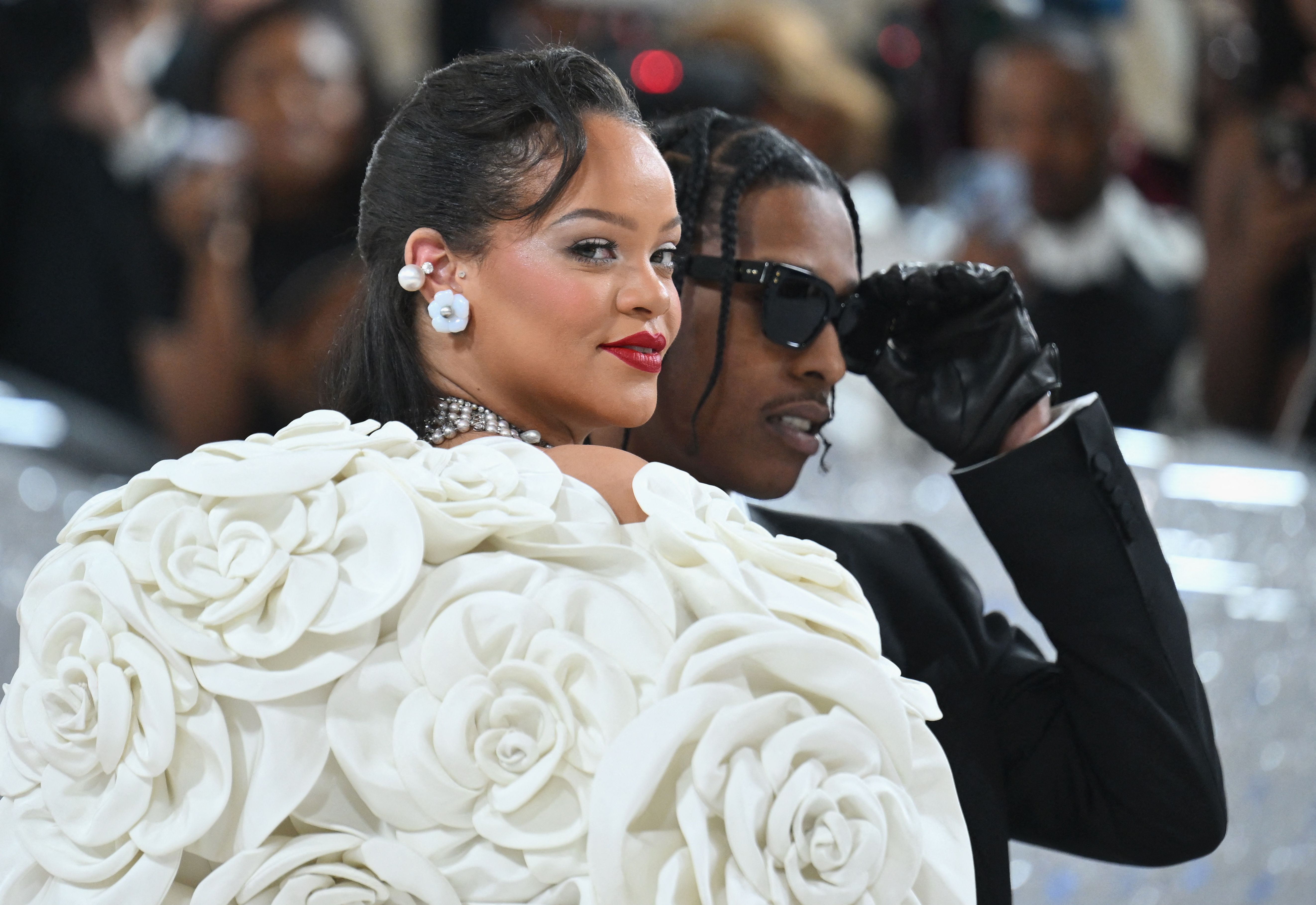 Rihanna et ASAP Rocky au gala du Met 2023 au Metropolitan Museum of Art le 1er mai 2023 à New York | Source : Getty Images