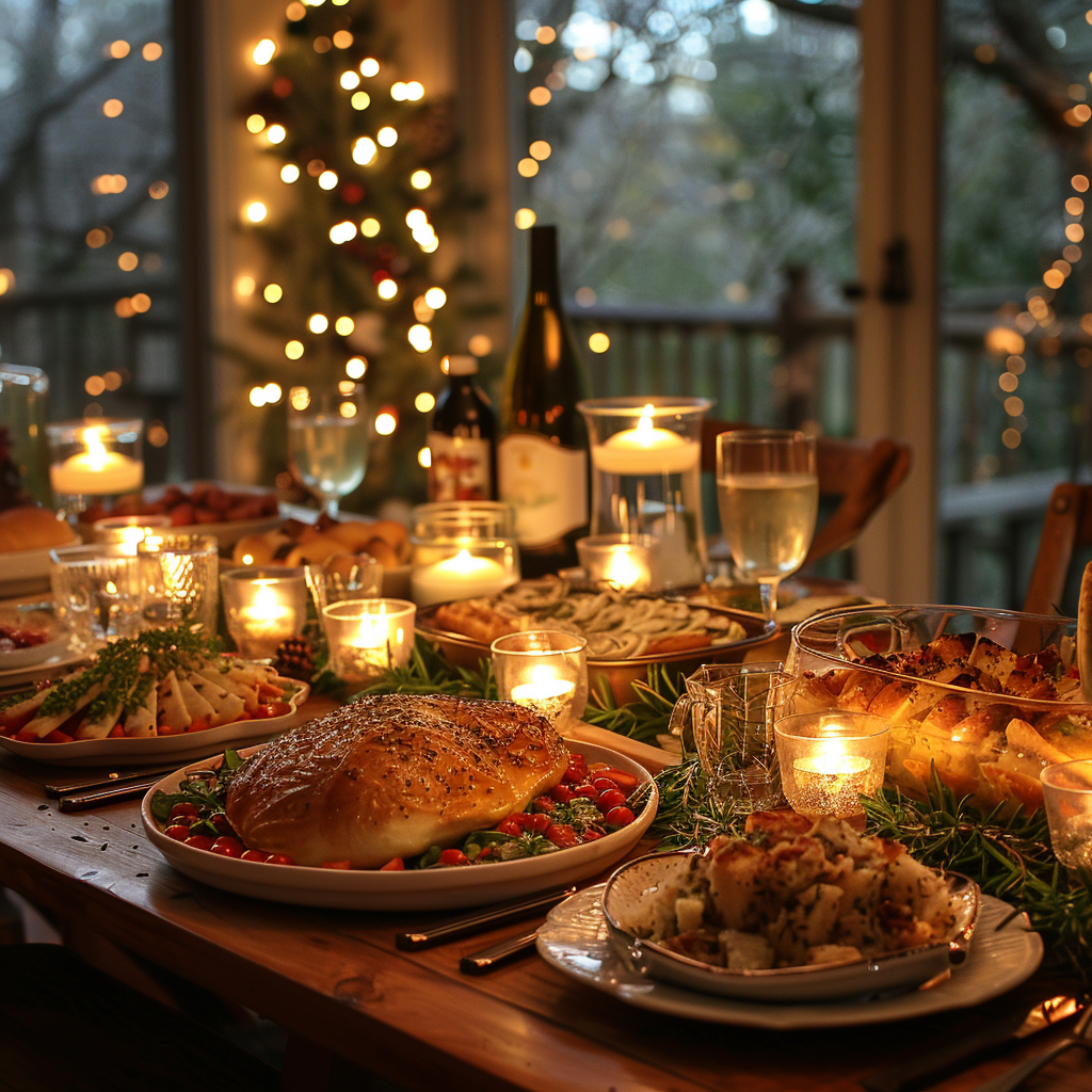 Table de Thanksgiving | Source : Midjourney