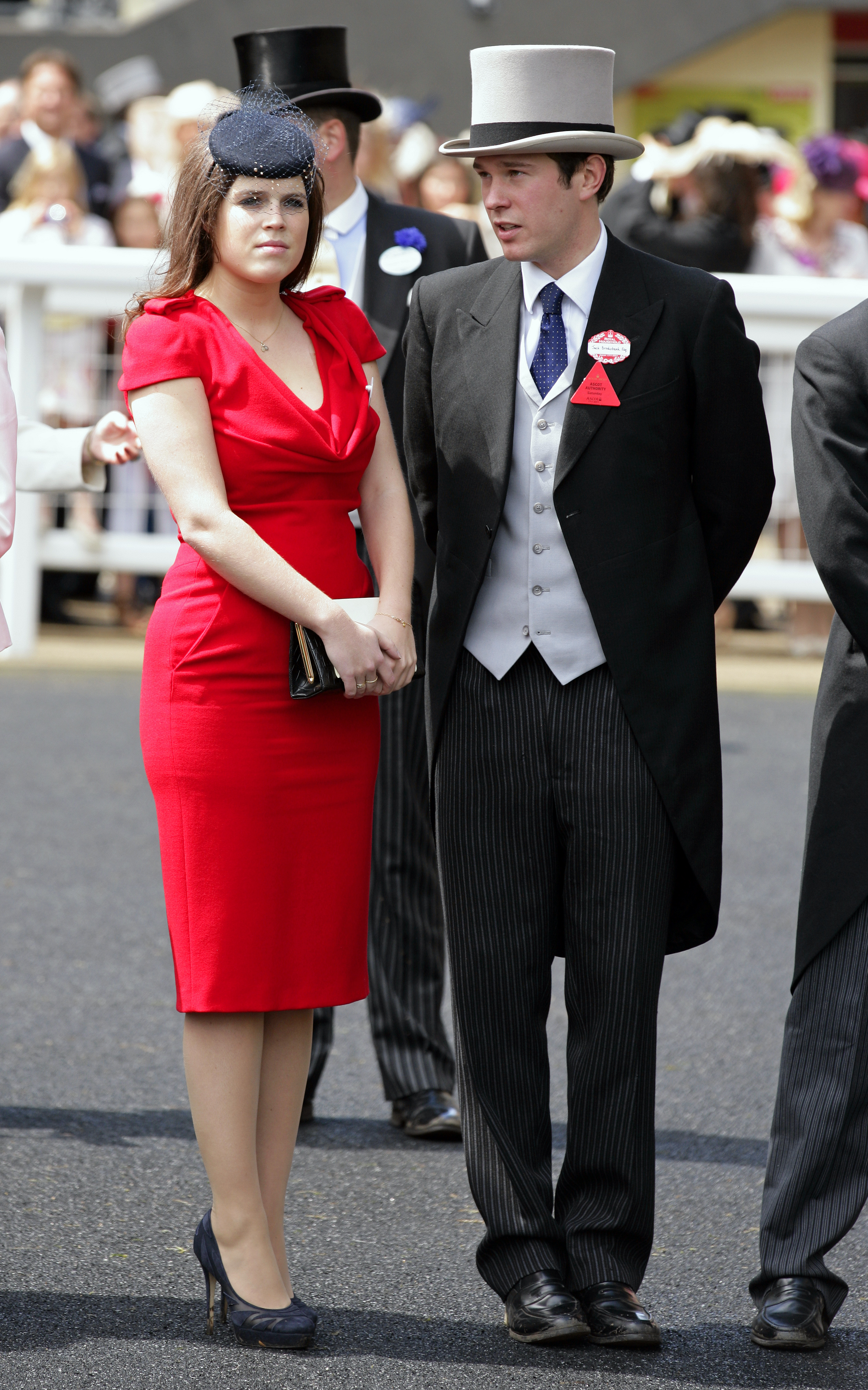 La princesse Eugenie et Jack Brooksbank assistent à la cinquième journée du Royal Ascot à l'hippodrome d'Ascot, le 18 juin 2011, à Ascot, au Royaume-Uni. | Source : Getty Images