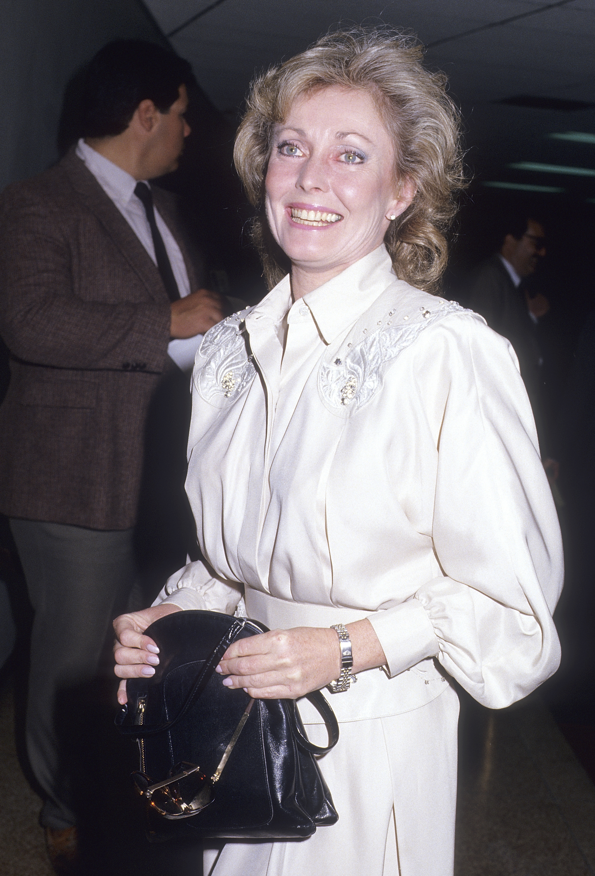 Judith McConnell assiste à la fête des affiliés de la chaîne de télévision NBC à Century City, en Californie, le 2 juin 1987. | Source : Getty Images