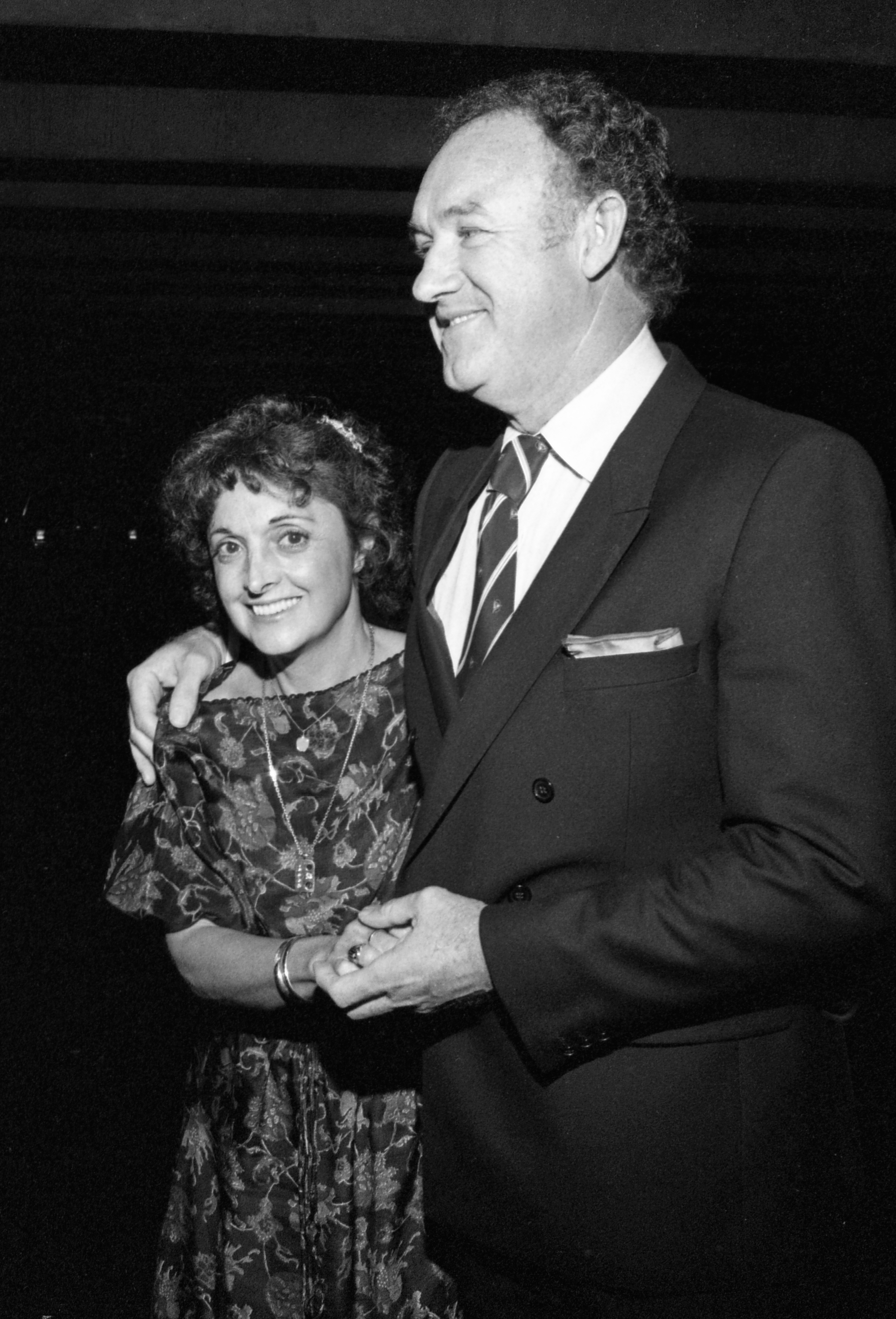 Gene Hackman et Faye Maltese en 1980. | Source : Getty Images