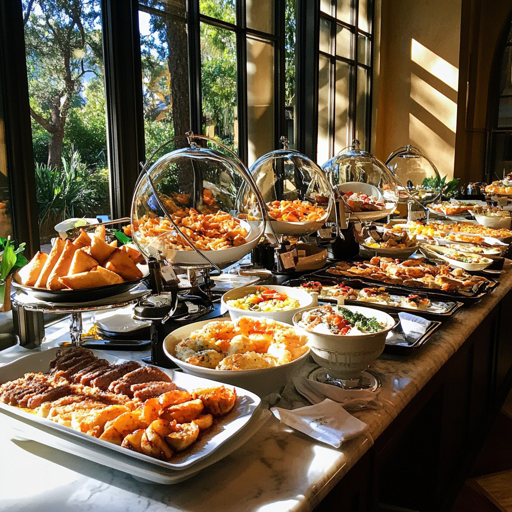 Un buffet de petit déjeuner | Source : Midjourney