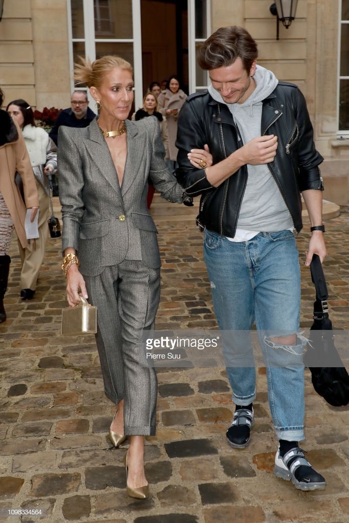 Céline Dion et Pepe Munoz assistent au défilé RVDK Ronald Van Der Kemp Haute Couture Spring-Summer 2019 show dans le cadre de la Paris Fashion Week le 23 janvier 2019, à Paris, France.| Photo : Getty Images.