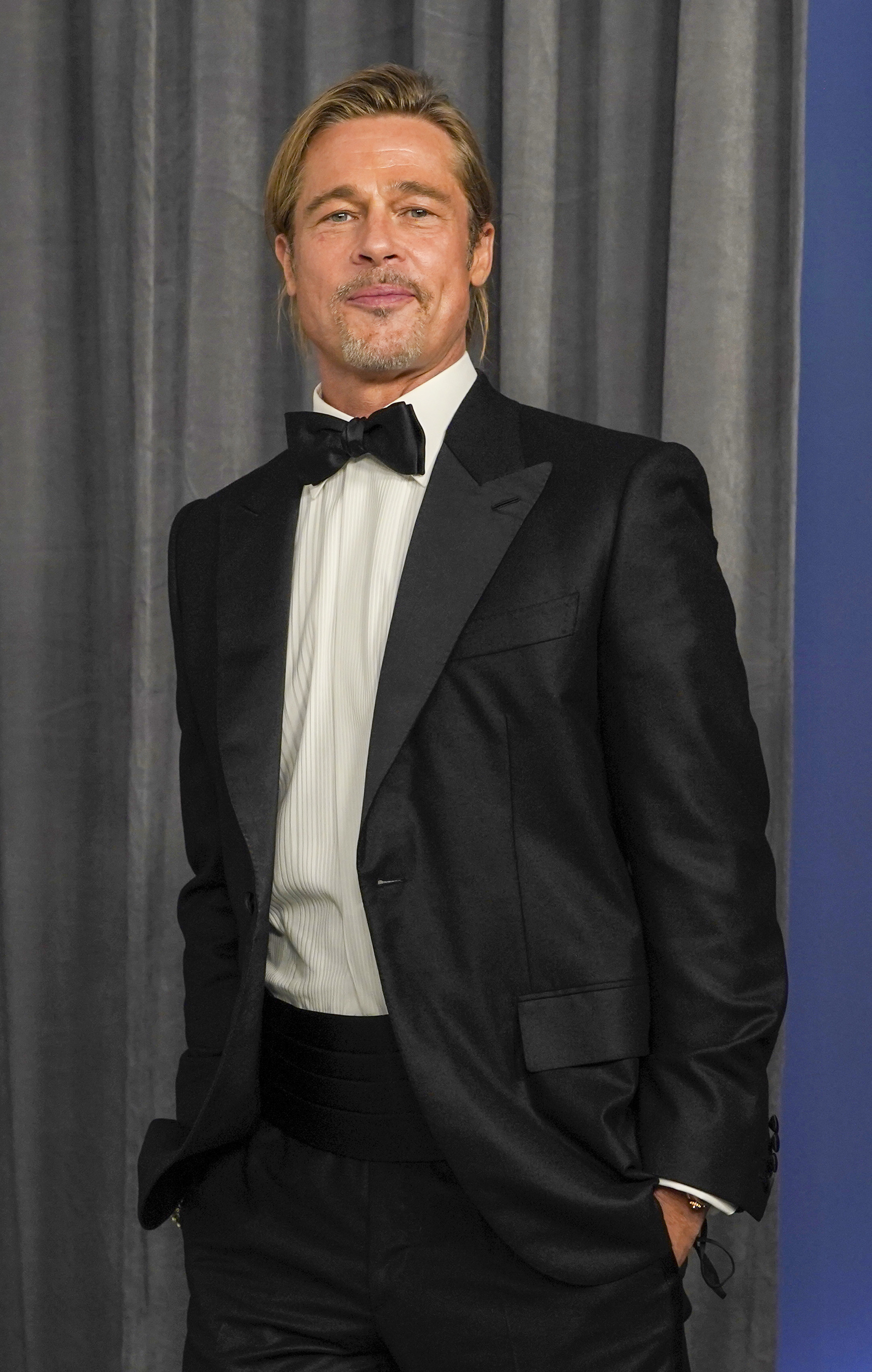 Brad Pitt à la 93e cérémonie des Oscars à Los Angeles, 2021 | Source : Getty Images