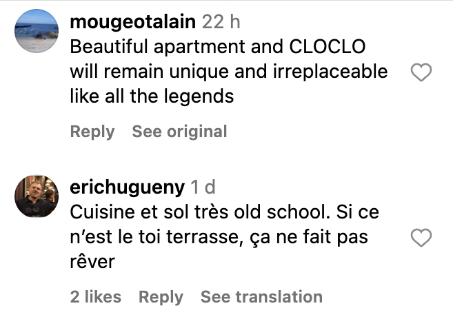 Commentaire d'un internaute | Source : Instagram